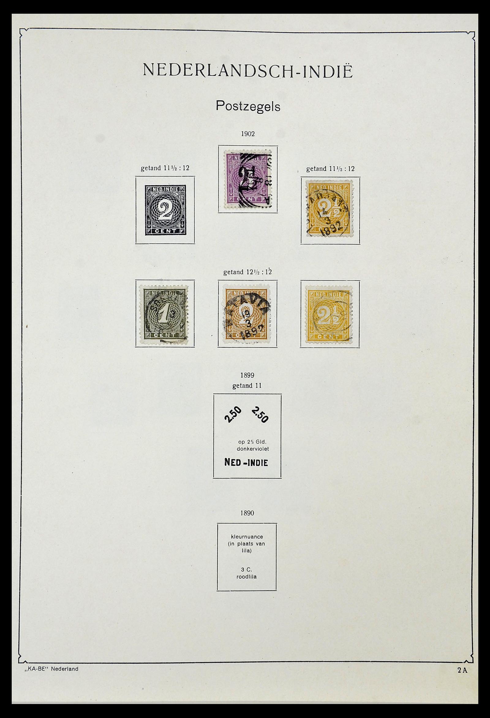 34592 006 - Postzegelverzameling 34592 Nederlands Indië en Indonesië 1864-1963.