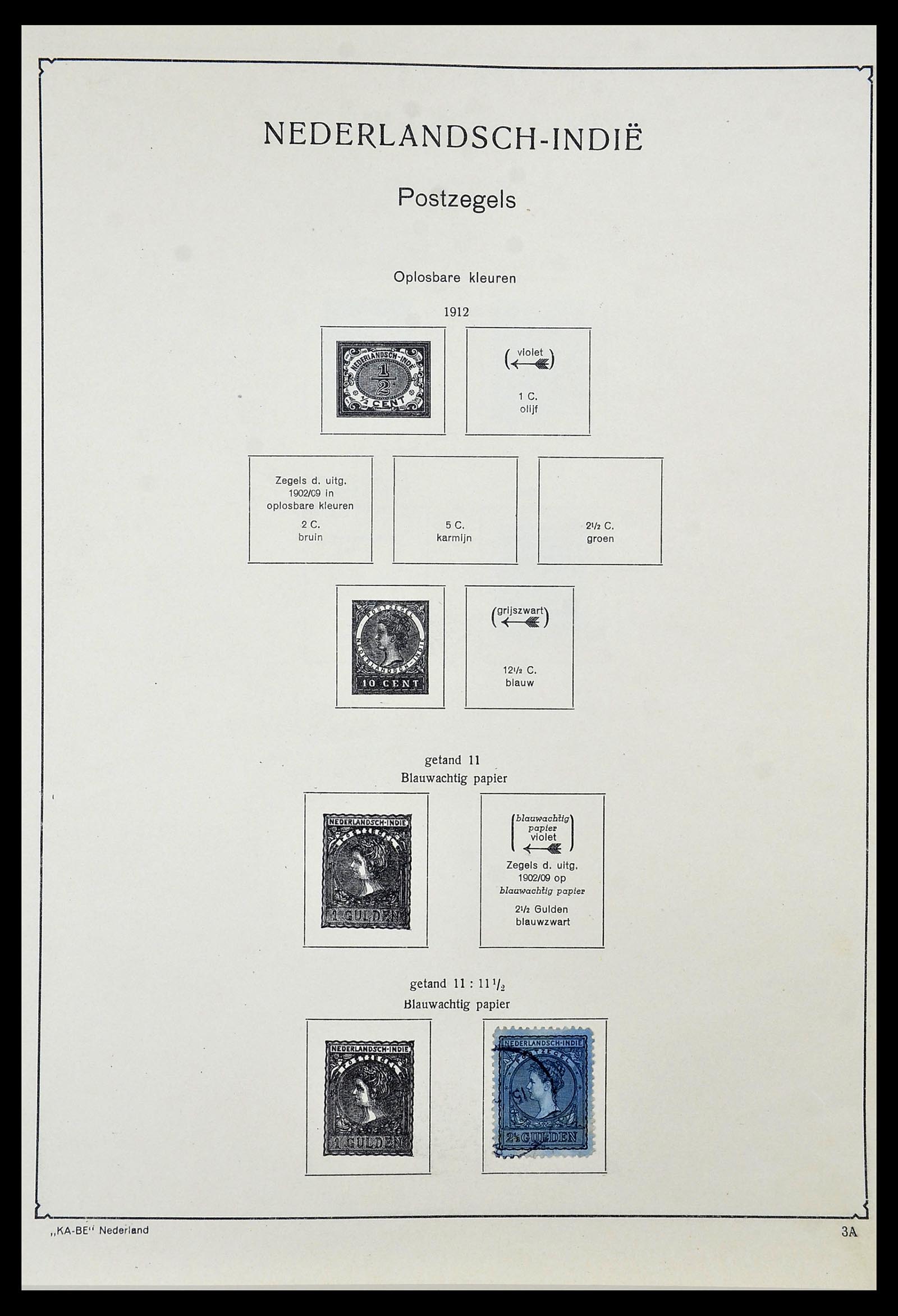 34592 008 - Postzegelverzameling 34592 Nederlands Indië en Indonesië 1864-1963.
