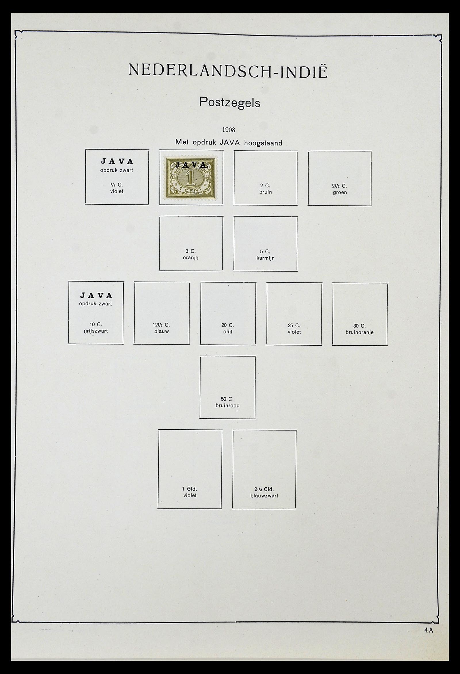 34592 011 - Stamp Collection 34592 Dutch east Indies and Indonesia 1864-1963.