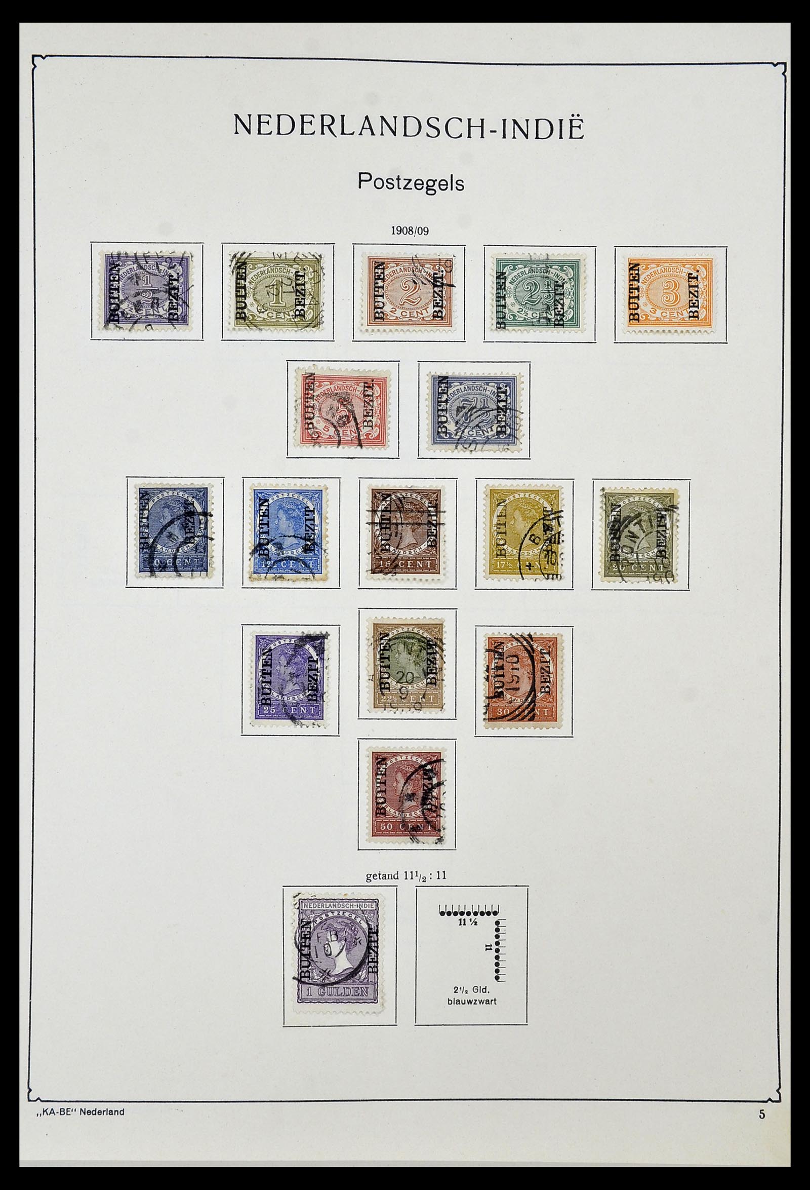 34592 013 - Postzegelverzameling 34592 Nederlands Indië en Indonesië 1864-1963.
