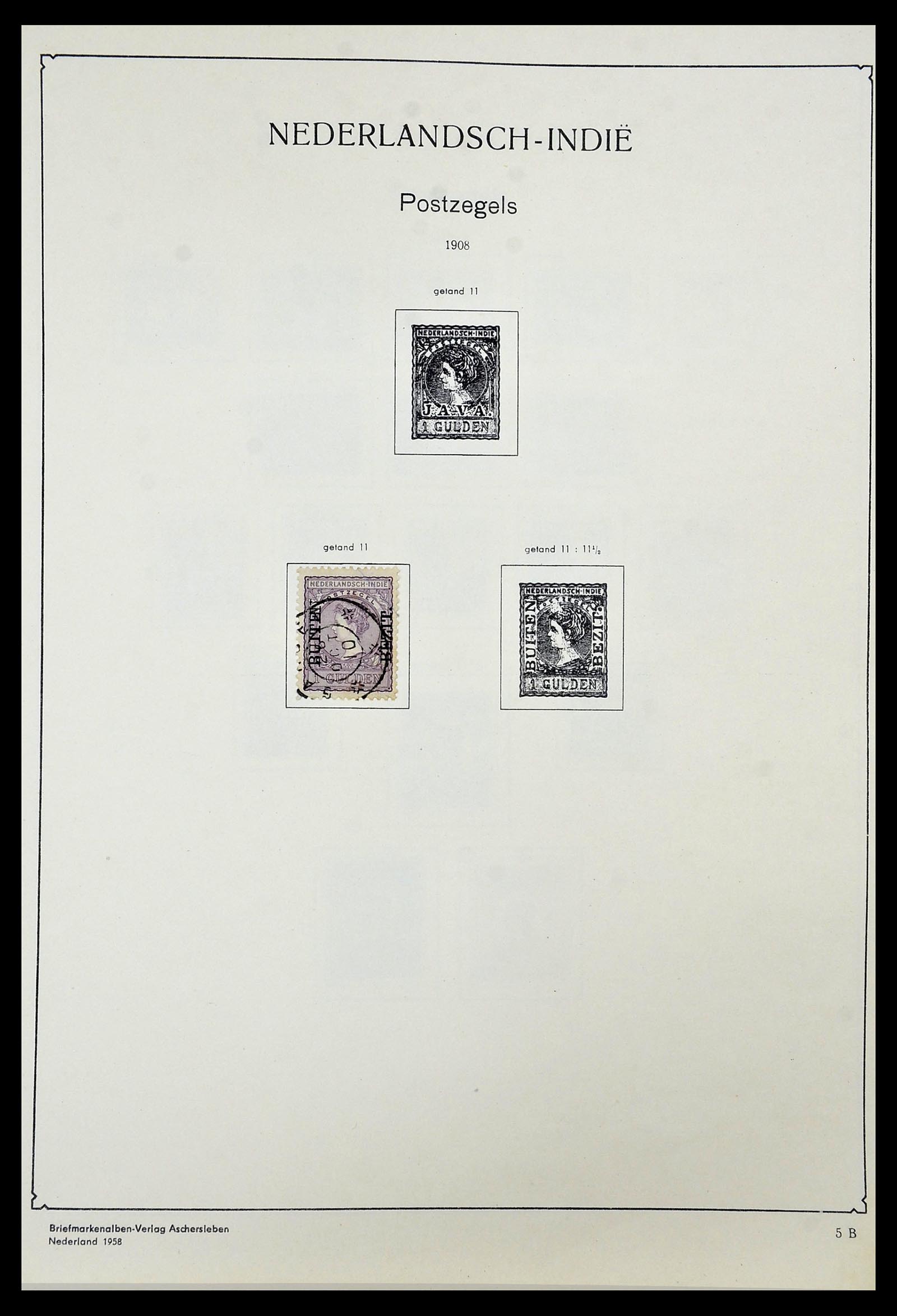 34592 015 - Postzegelverzameling 34592 Nederlands Indië en Indonesië 1864-1963.