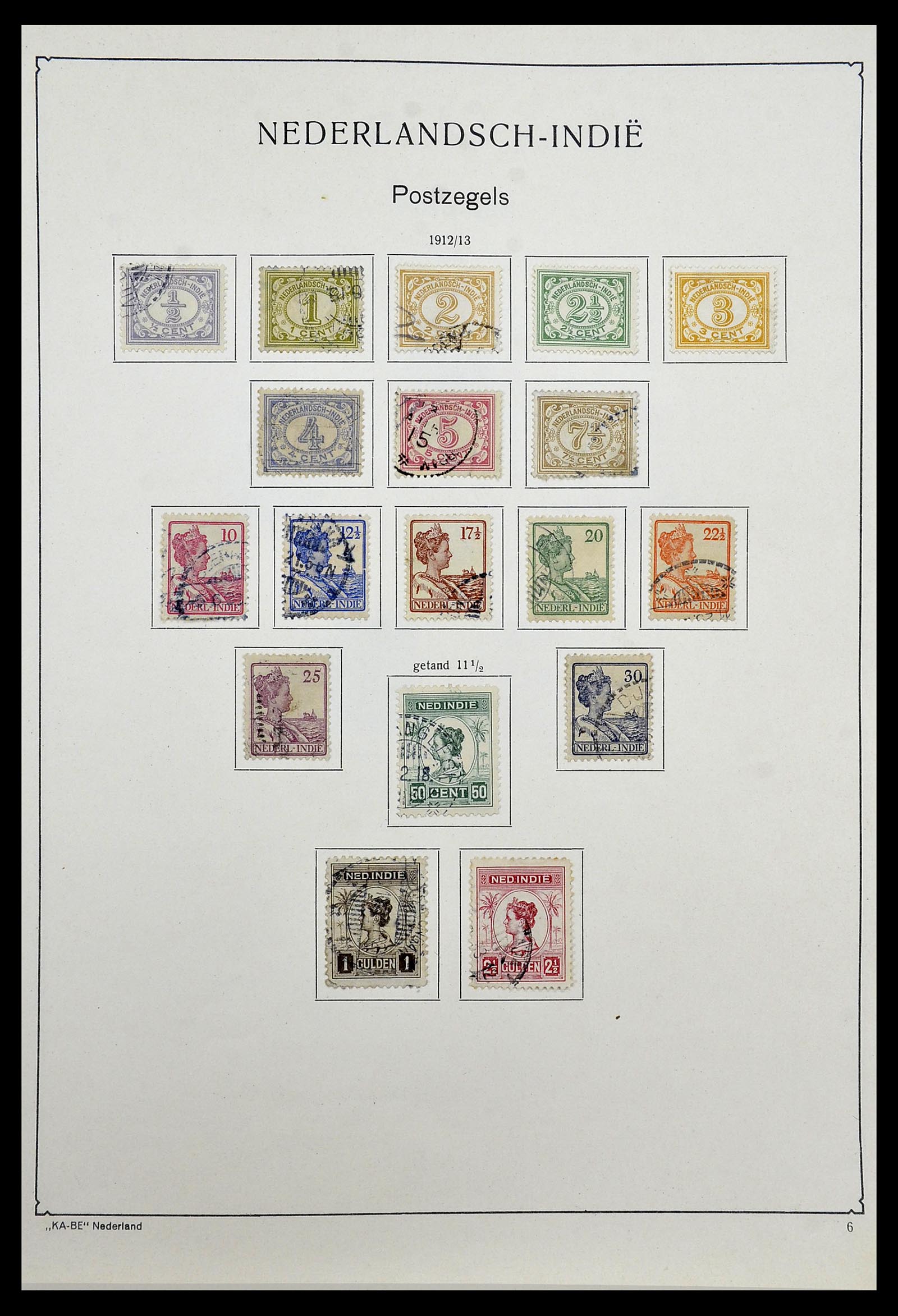 34592 016 - Postzegelverzameling 34592 Nederlands Indië en Indonesië 1864-1963.
