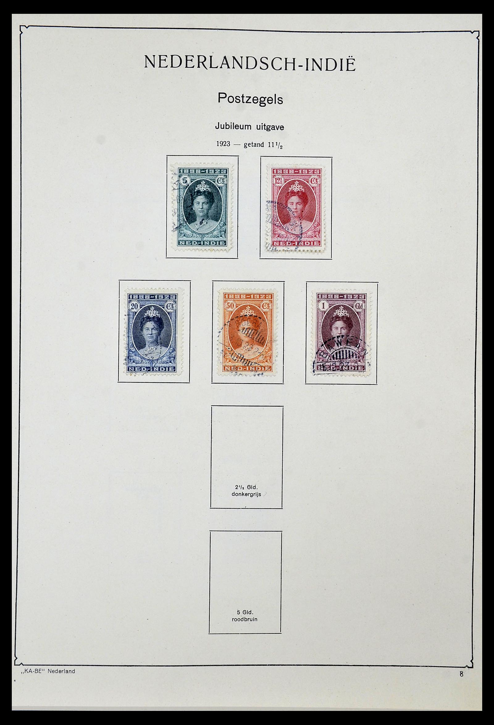 34592 020 - Postzegelverzameling 34592 Nederlands Indië en Indonesië 1864-1963.