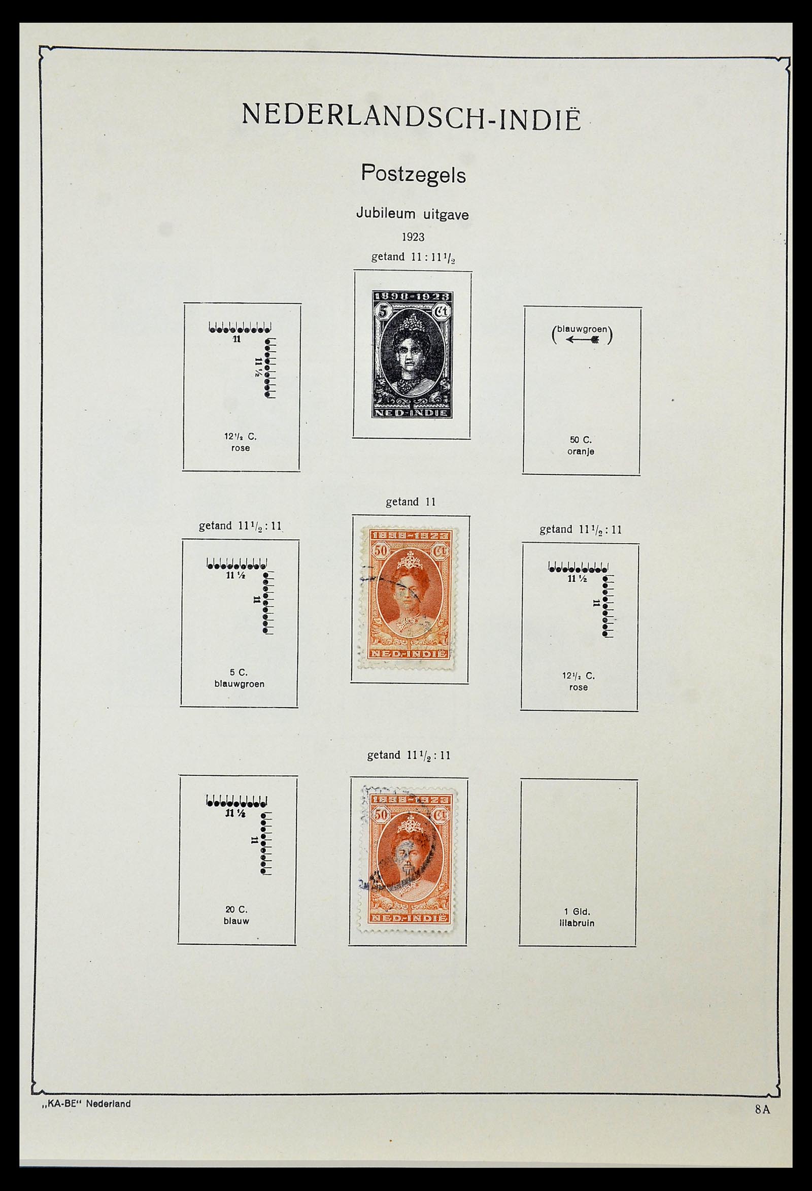 34592 021 - Postzegelverzameling 34592 Nederlands Indië en Indonesië 1864-1963.