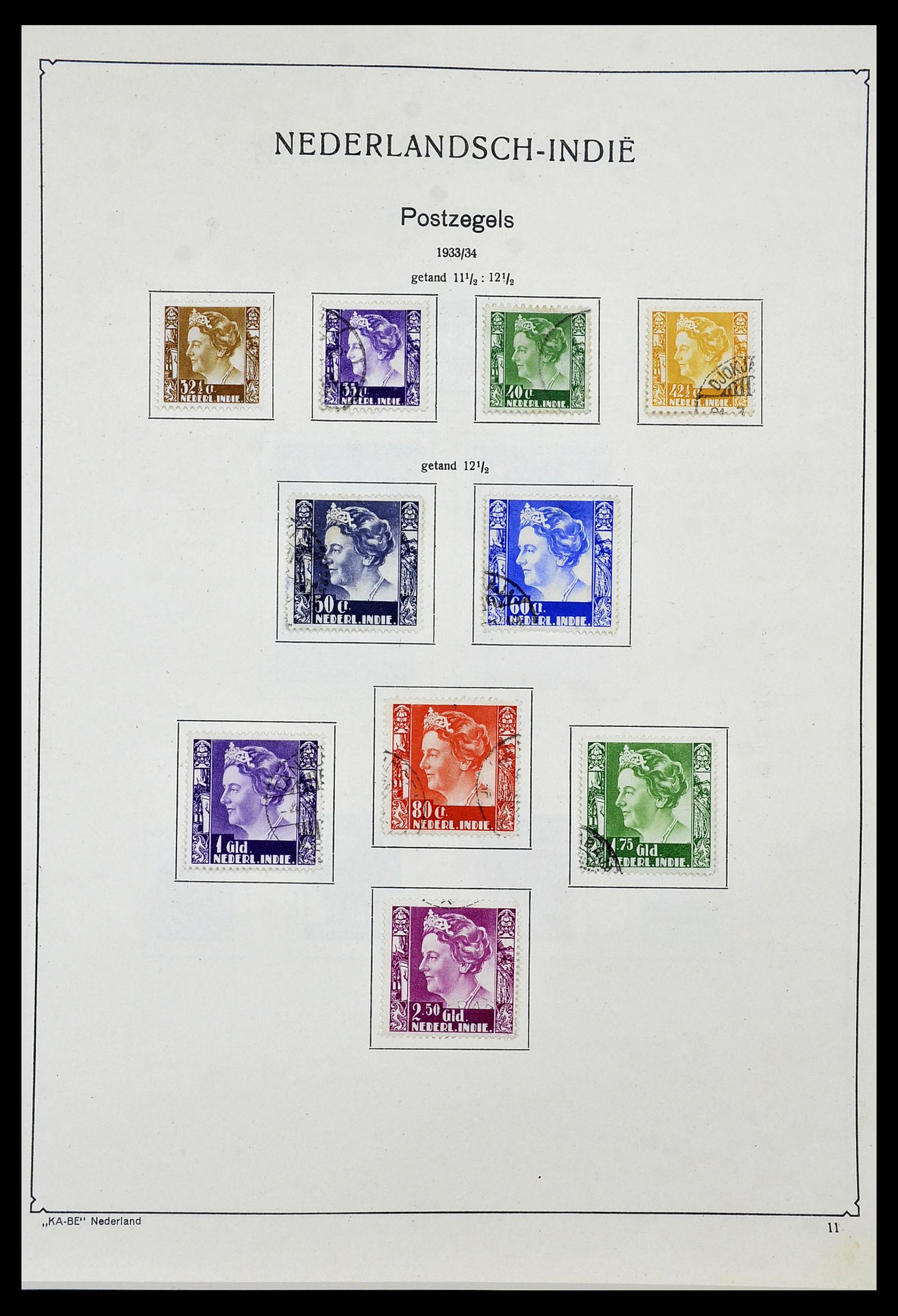 34592 024 - Postzegelverzameling 34592 Nederlands Indië en Indonesië 1864-1963.