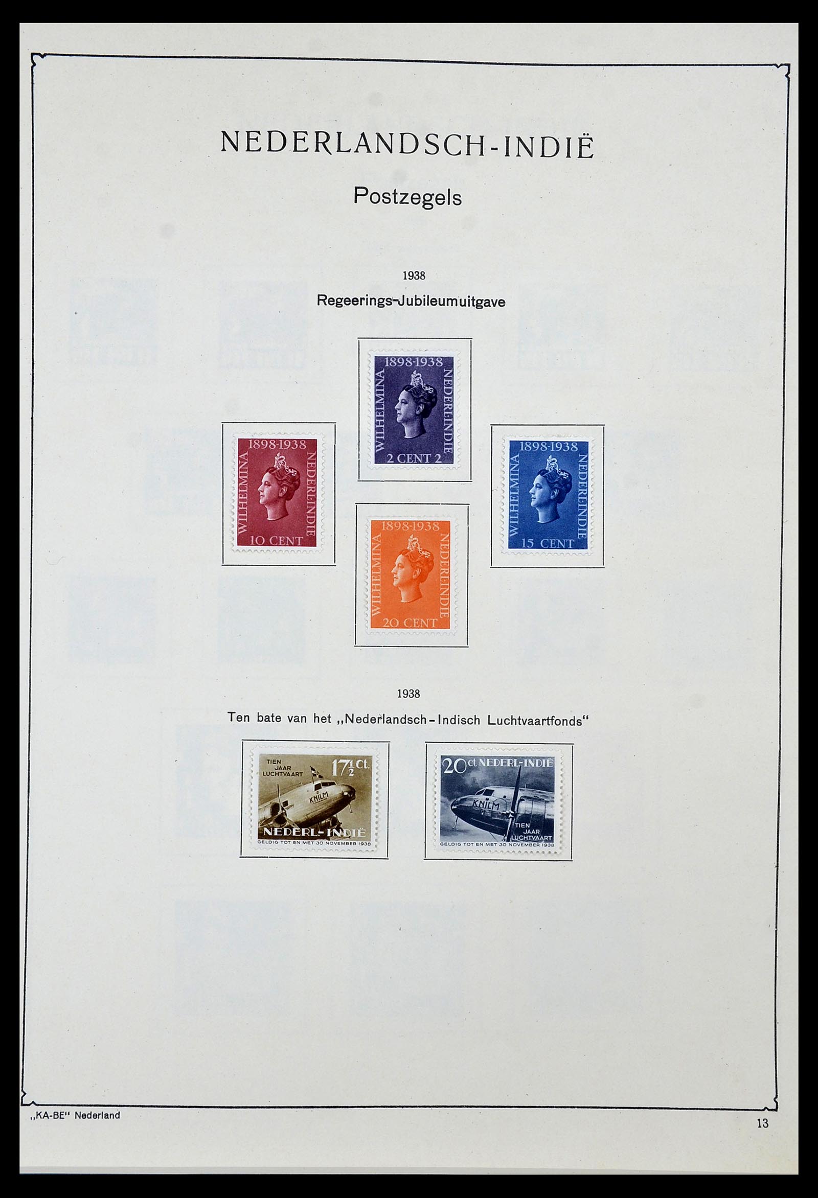 34592 026 - Postzegelverzameling 34592 Nederlands Indië en Indonesië 1864-1963.