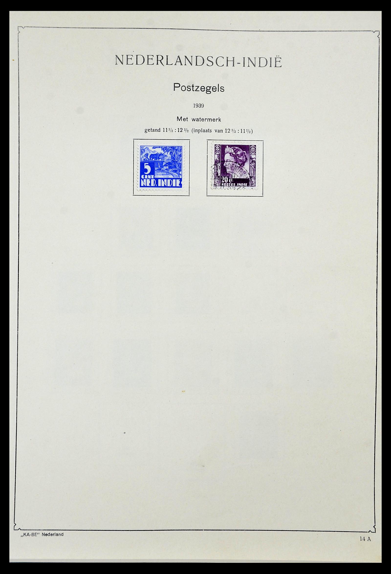 34592 028 - Postzegelverzameling 34592 Nederlands Indië en Indonesië 1864-1963.