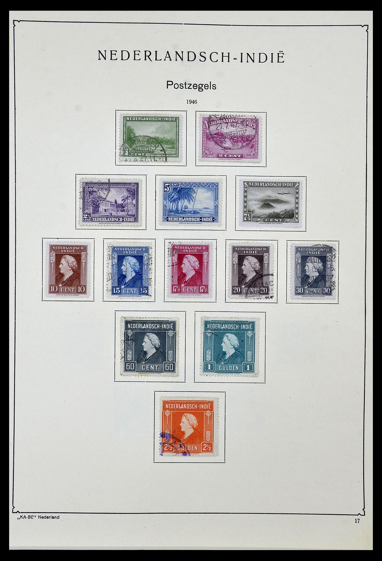34592 032 - Postzegelverzameling 34592 Nederlands Indië en Indonesië 1864-1963.