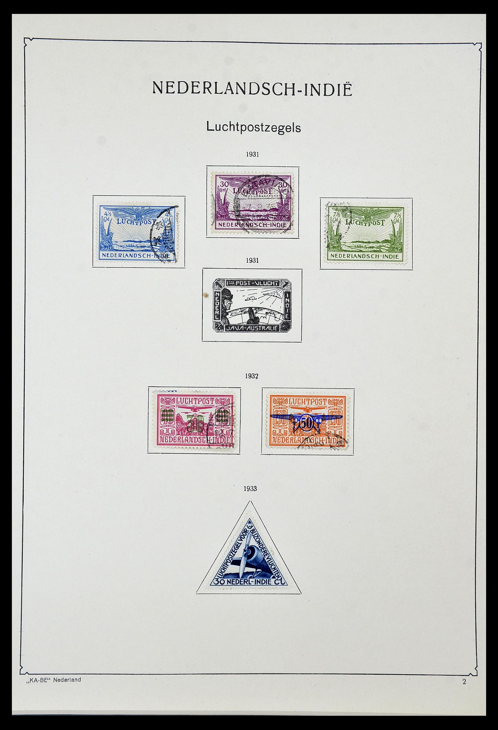 34592 041 - Postzegelverzameling 34592 Nederlands Indië en Indonesië 1864-1963.