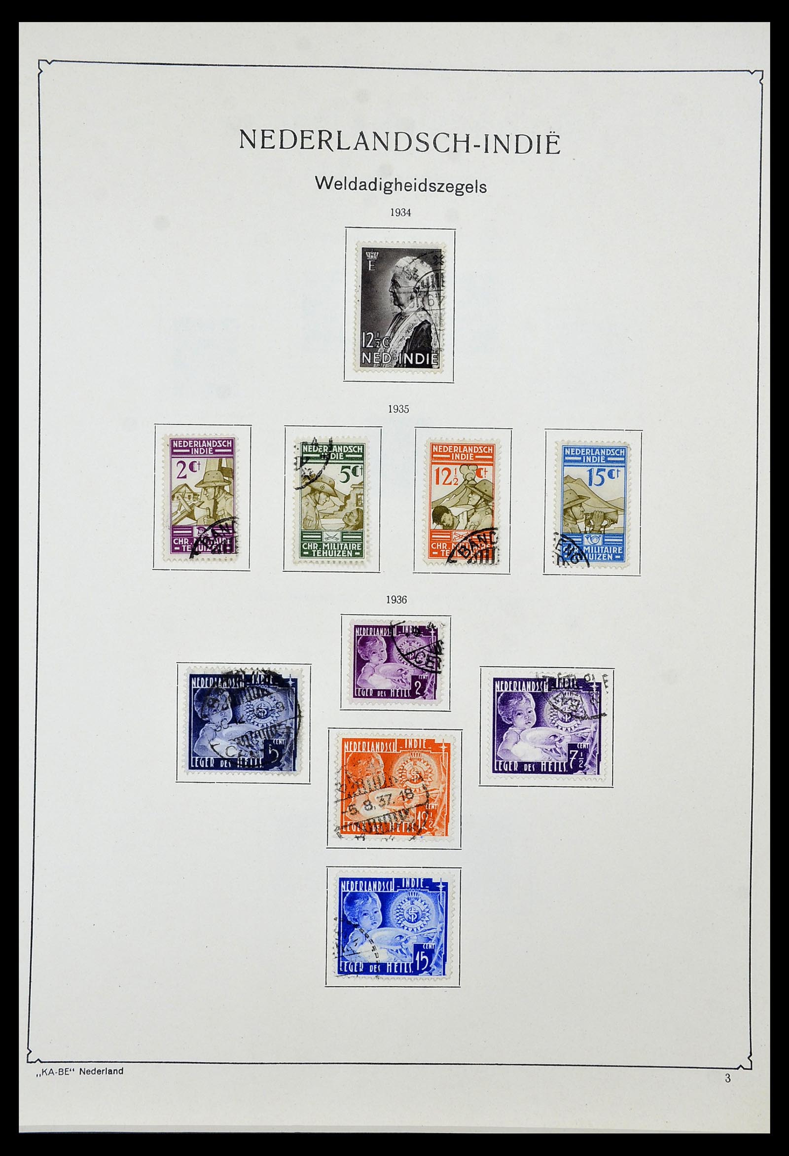 34592 044 - Postzegelverzameling 34592 Nederlands Indië en Indonesië 1864-1963.