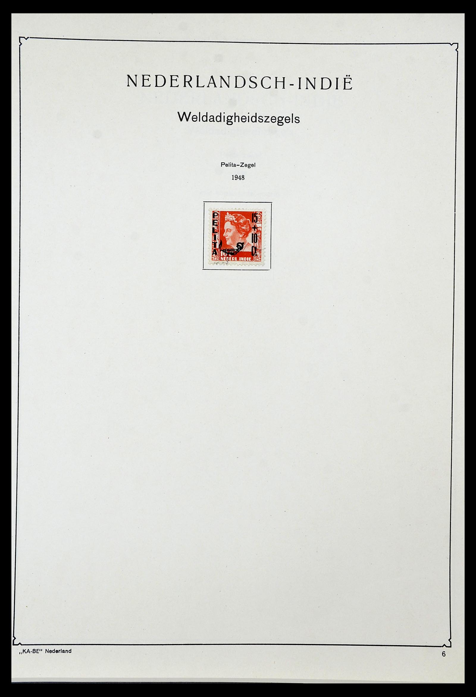 34592 047 - Postzegelverzameling 34592 Nederlands Indië en Indonesië 1864-1963.