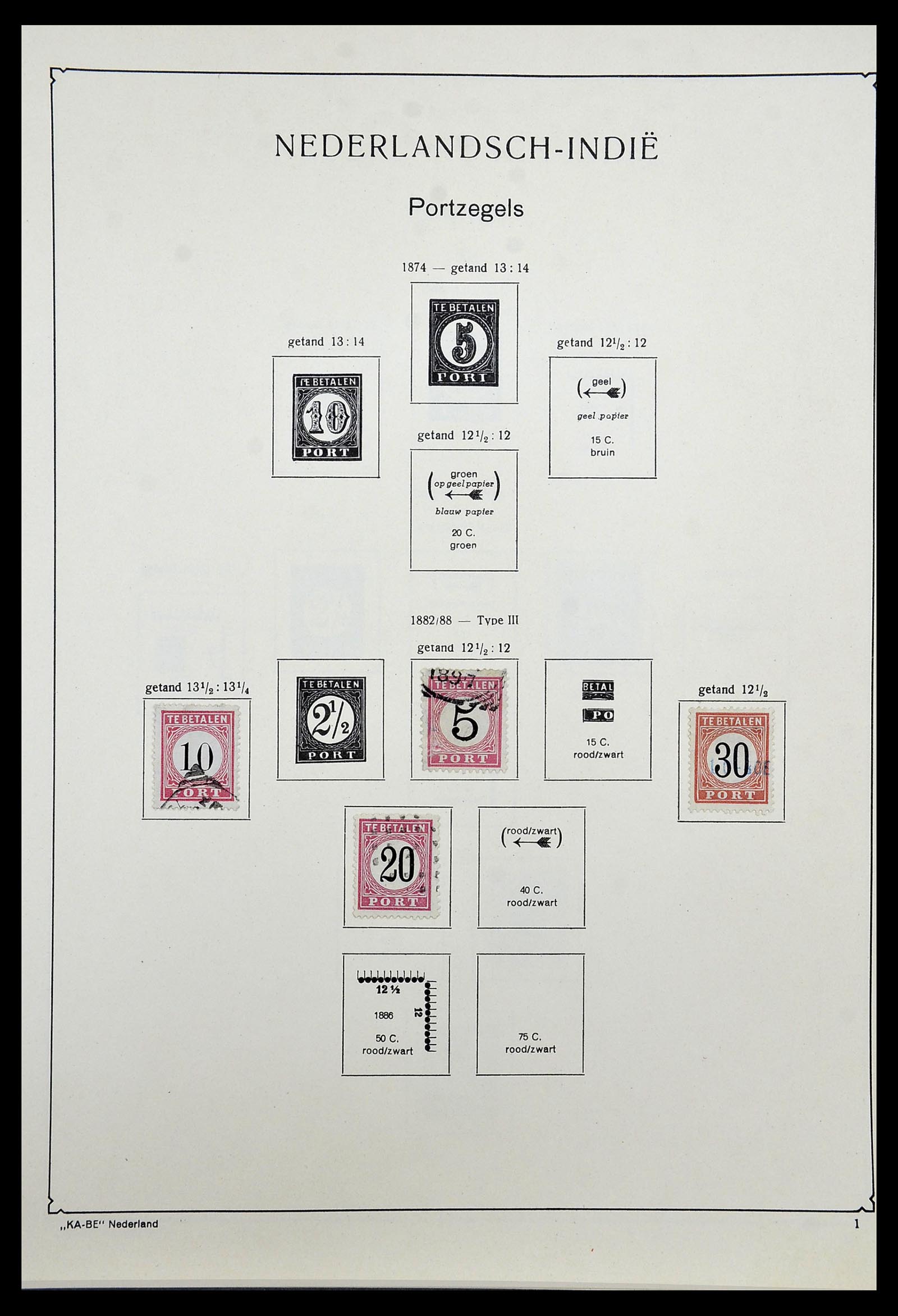 34592 048 - Stamp Collection 34592 Dutch east Indies and Indonesia 1864-1963.