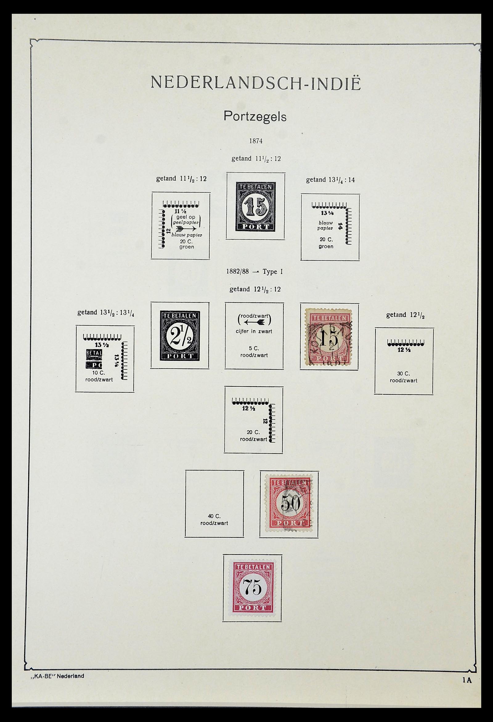 34592 049 - Postzegelverzameling 34592 Nederlands Indië en Indonesië 1864-1963.
