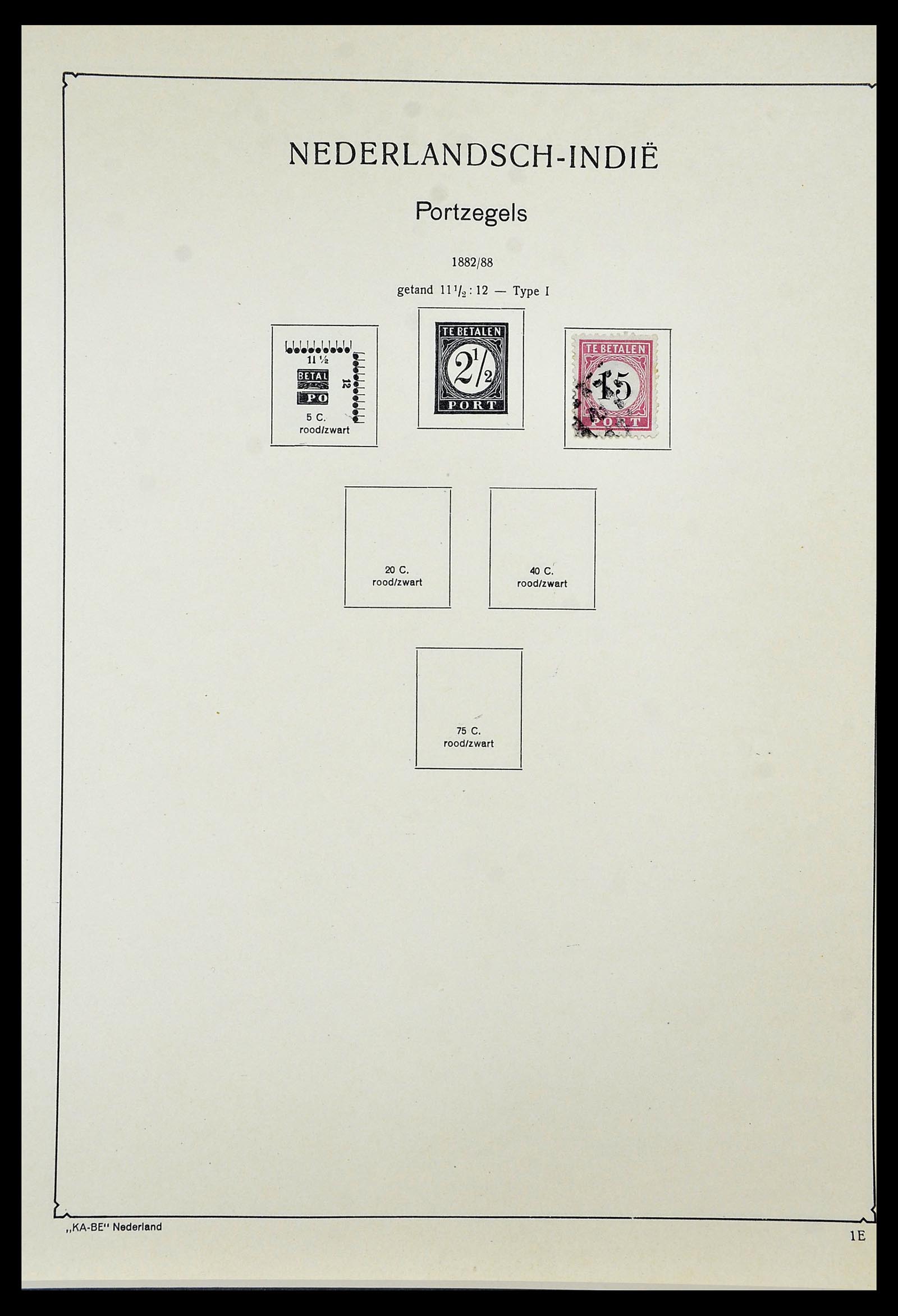 34592 053 - Postzegelverzameling 34592 Nederlands Indië en Indonesië 1864-1963.