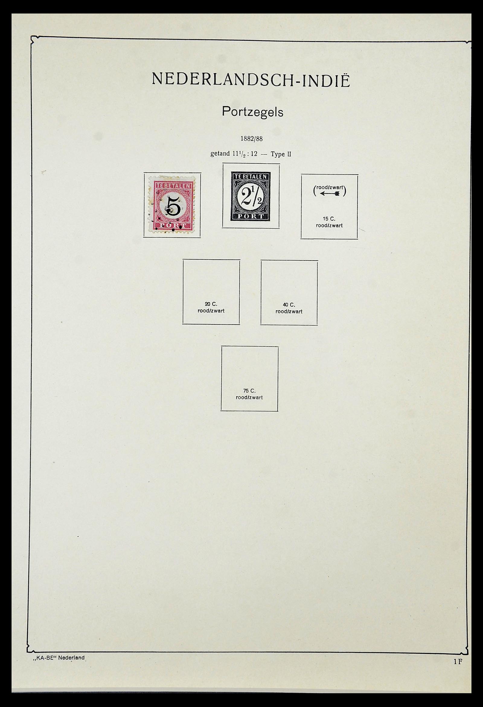 34592 054 - Postzegelverzameling 34592 Nederlands Indië en Indonesië 1864-1963.
