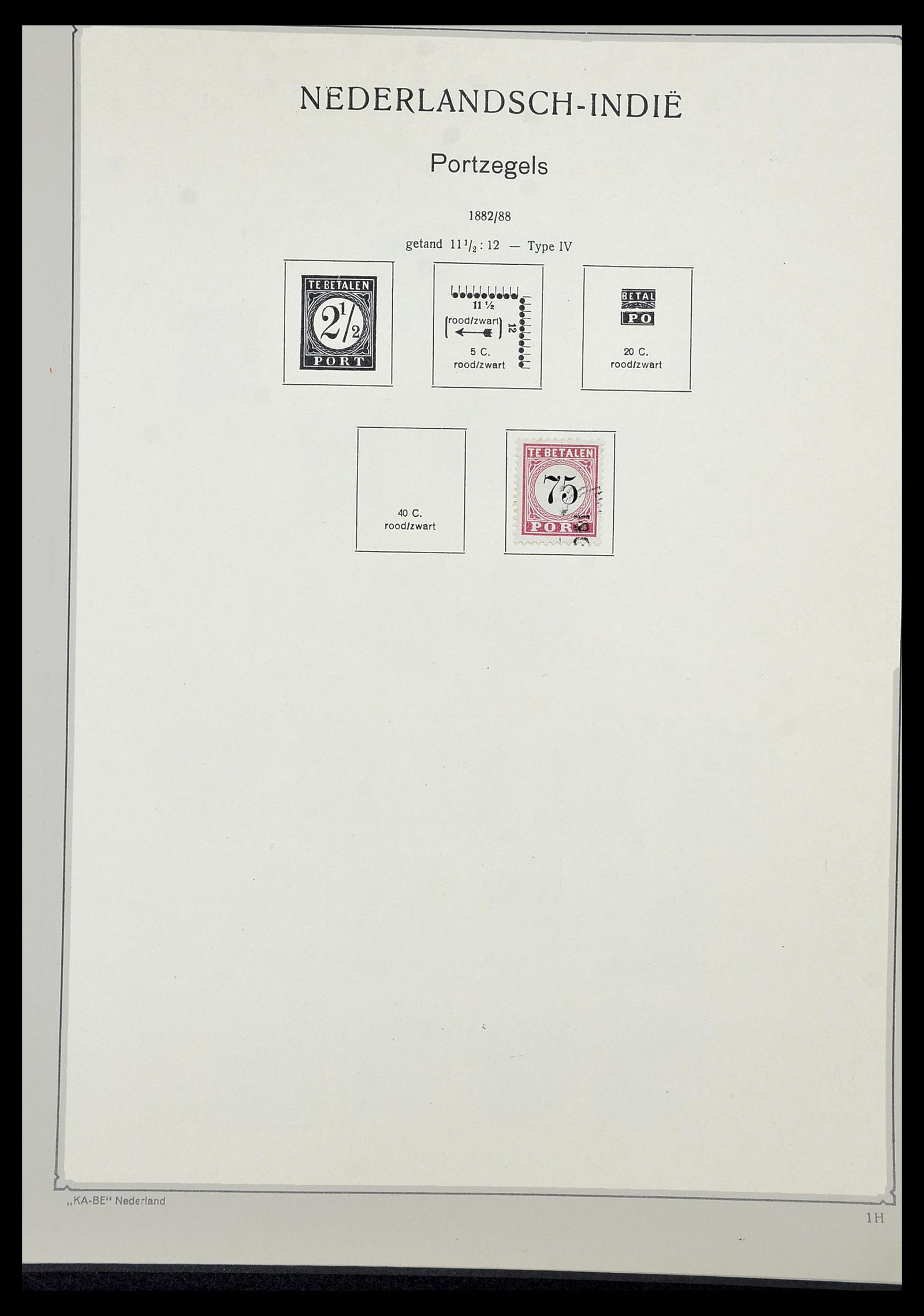 34592 056 - Postzegelverzameling 34592 Nederlands Indië en Indonesië 1864-1963.