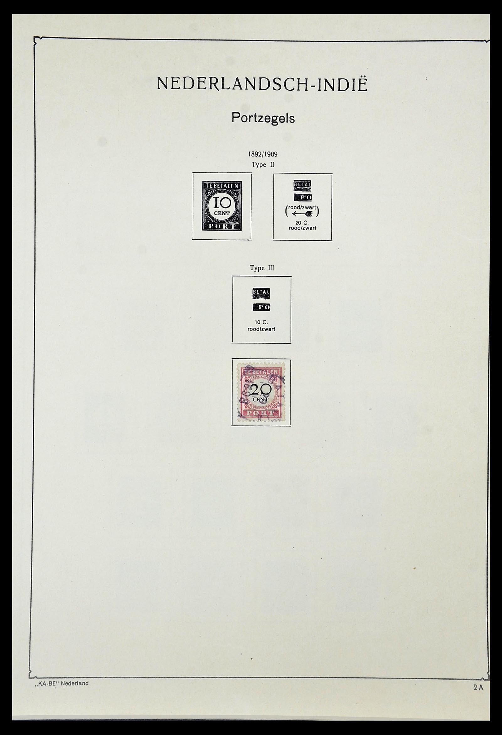 34592 058 - Postzegelverzameling 34592 Nederlands Indië en Indonesië 1864-1963.