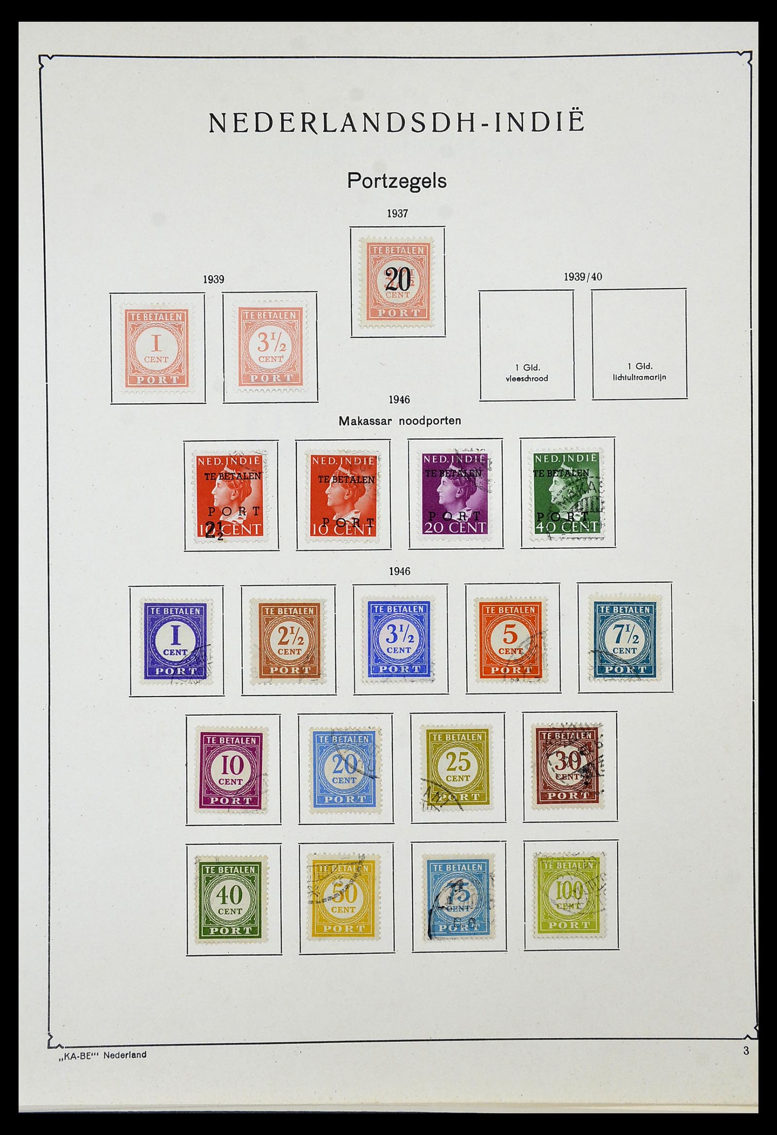 34592 059 - Postzegelverzameling 34592 Nederlands Indië en Indonesië 1864-1963.