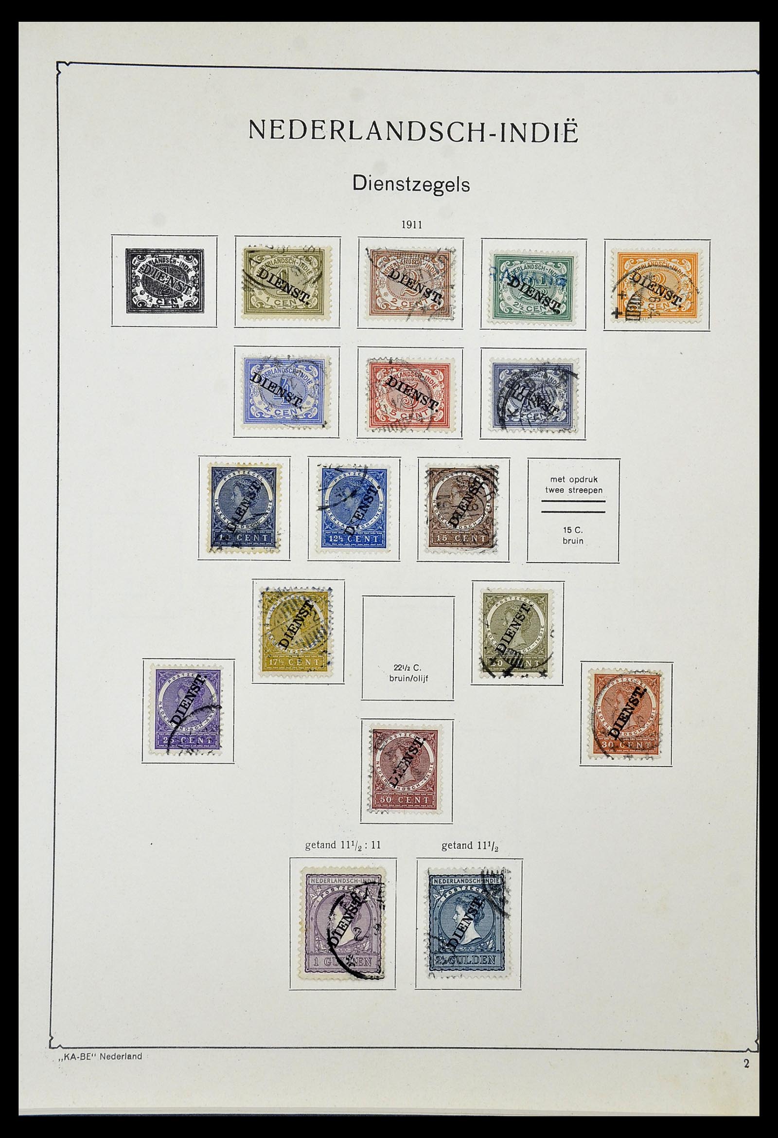 34592 062 - Postzegelverzameling 34592 Nederlands Indië en Indonesië 1864-1963.