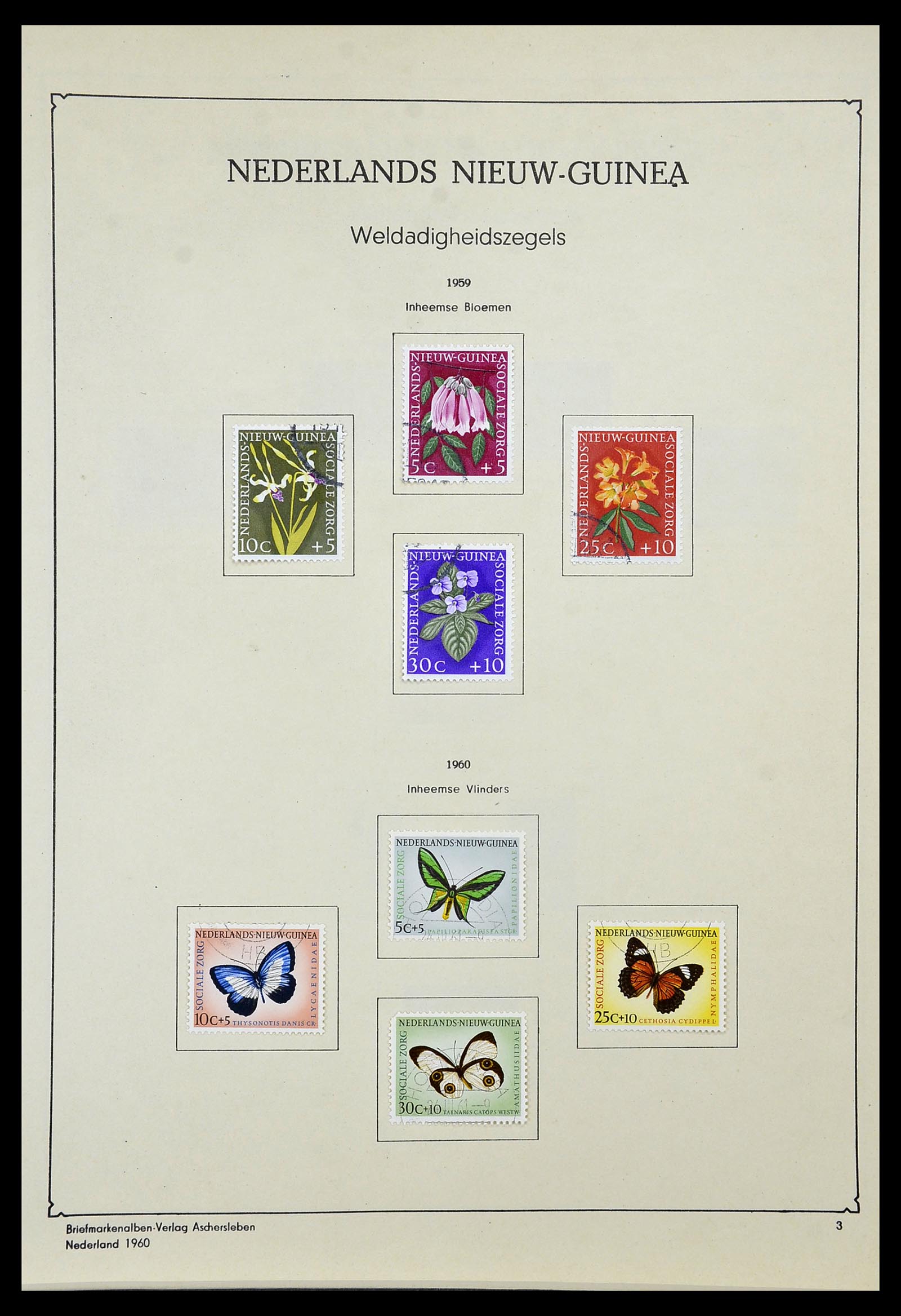34592 069 - Postzegelverzameling 34592 Nederlands Indië en Indonesië 1864-1963.