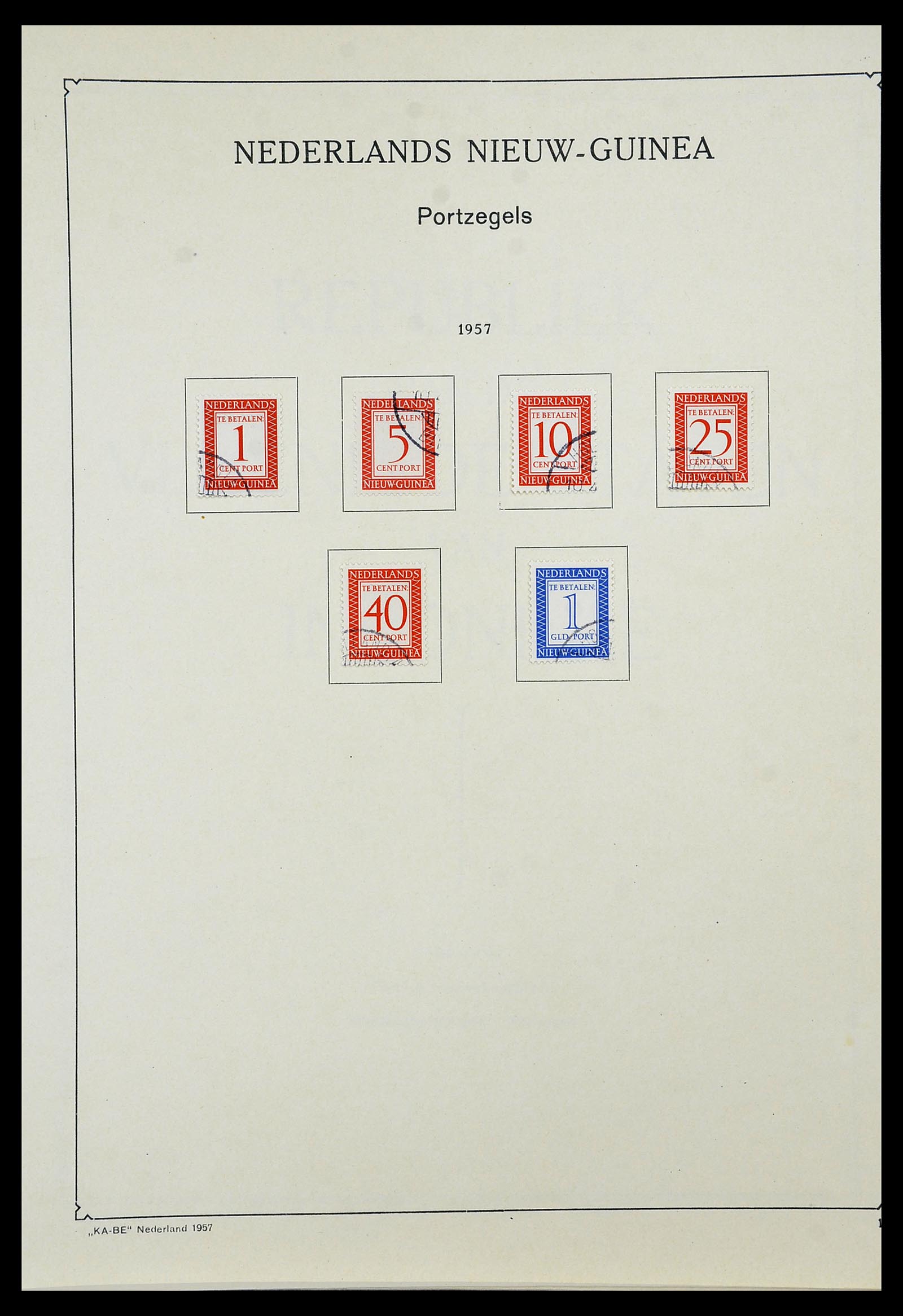 34592 071 - Postzegelverzameling 34592 Nederlands Indië en Indonesië 1864-1963.