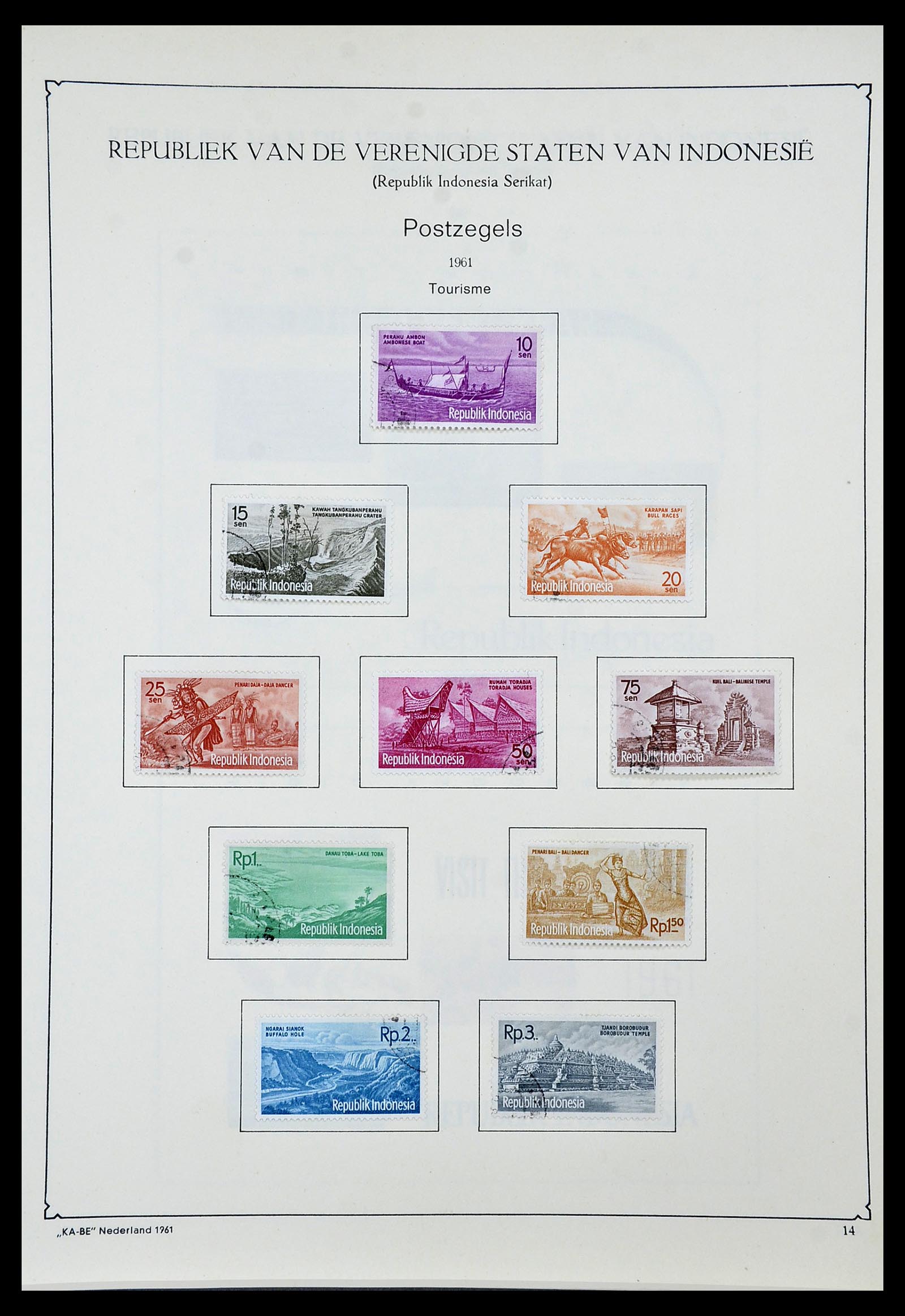 34592 087 - Postzegelverzameling 34592 Nederlands Indië en Indonesië 1864-1963.