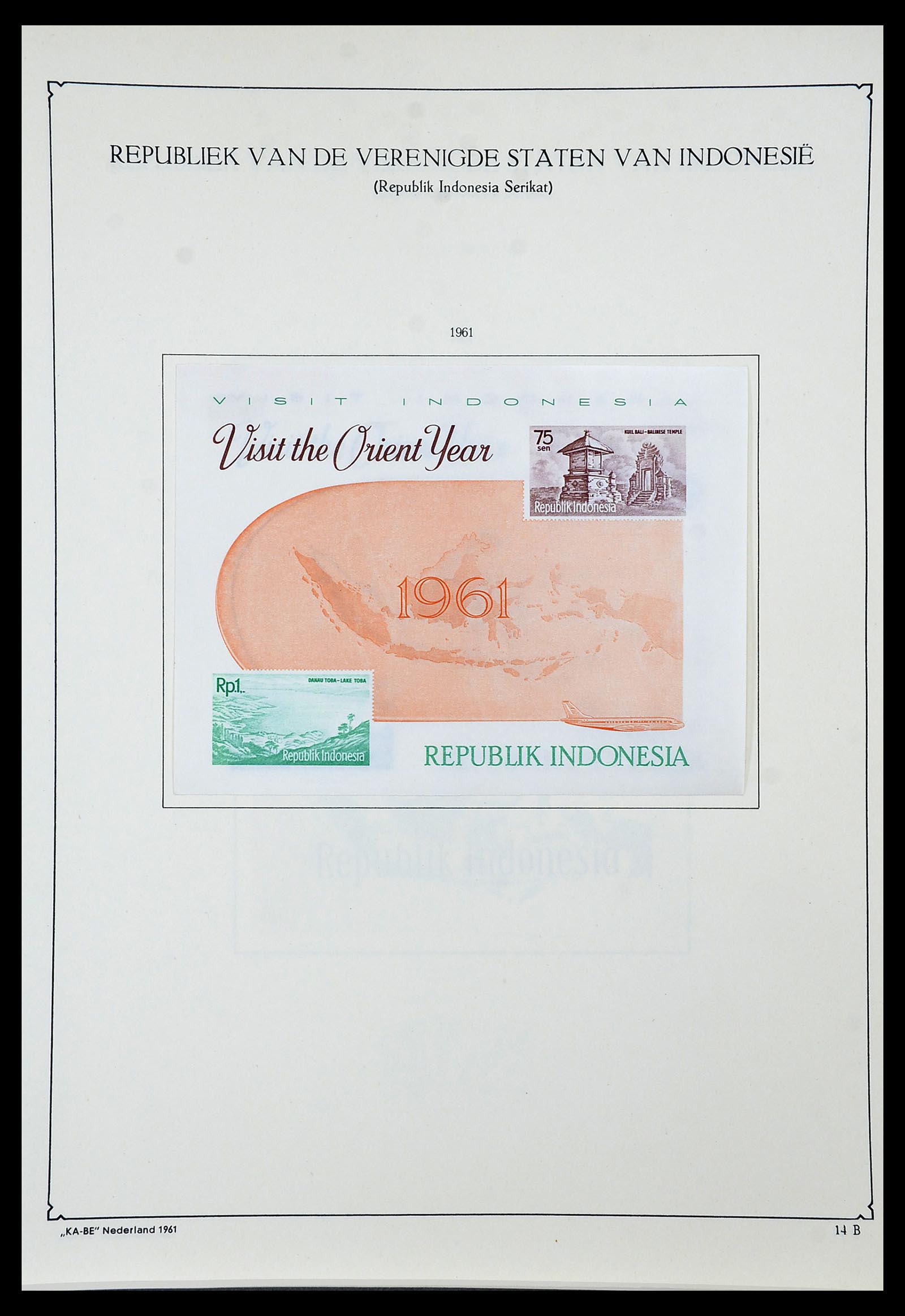 34592 089 - Stamp Collection 34592 Dutch east Indies and Indonesia 1864-1963.