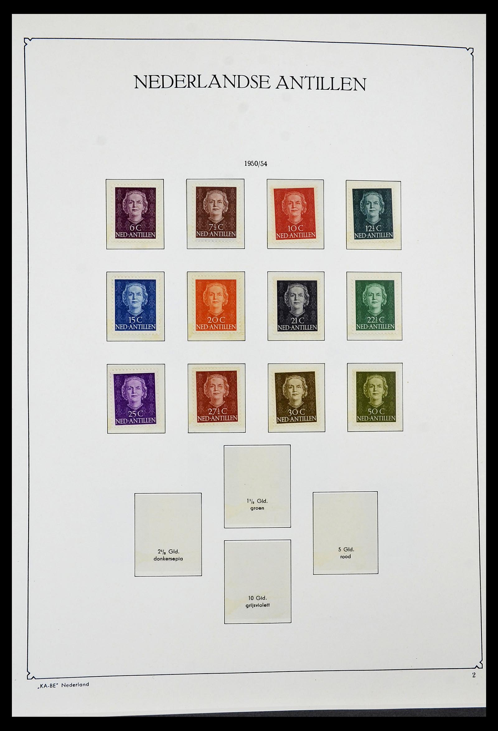 34593 002 - Postzegelverzameling 34593 Nederlandse Antillen 1949-2007.