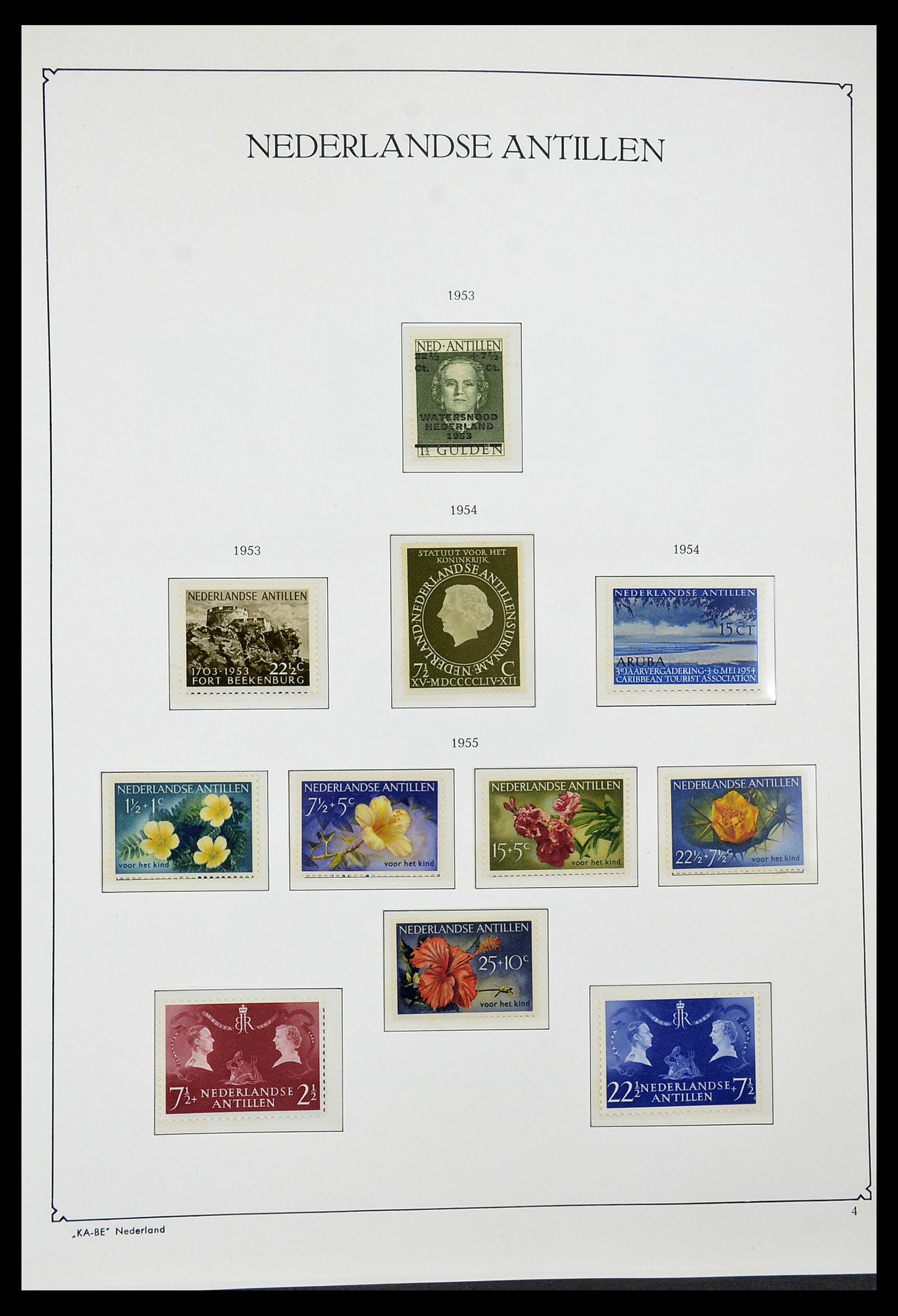 34593 004 - Postzegelverzameling 34593 Nederlandse Antillen 1949-2007.