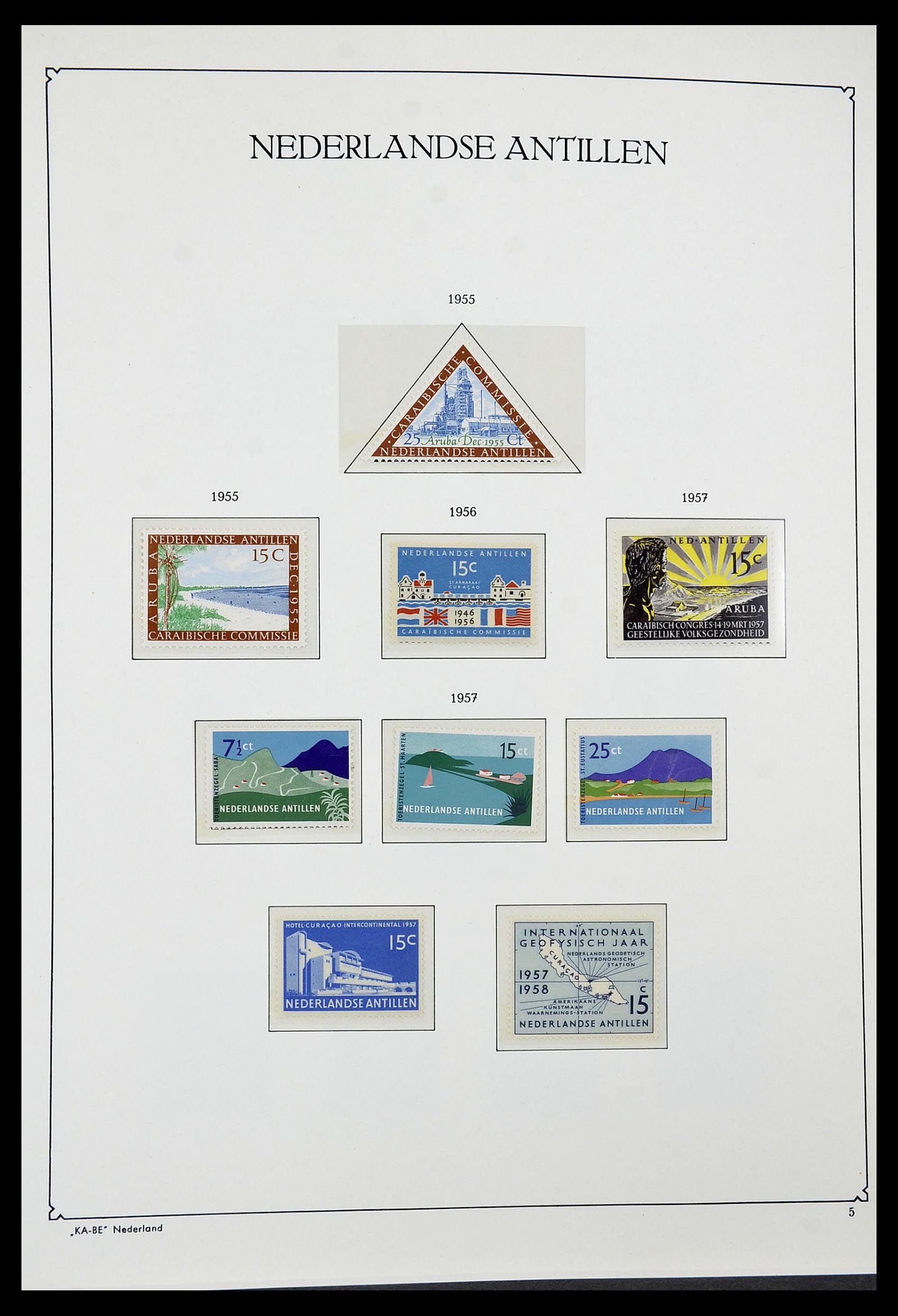 34593 006 - Postzegelverzameling 34593 Nederlandse Antillen 1949-2007.