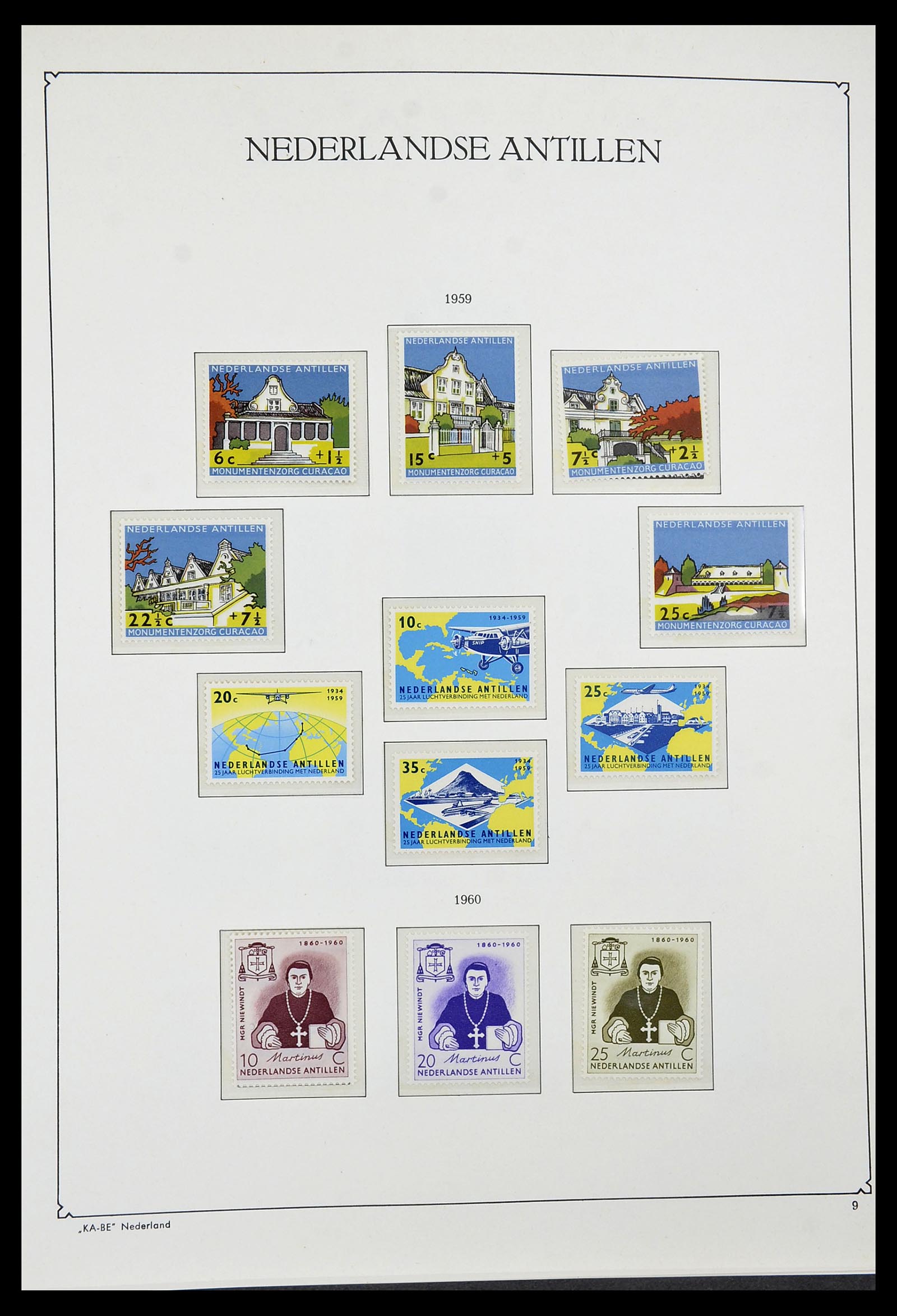 34593 010 - Postzegelverzameling 34593 Nederlandse Antillen 1949-2007.