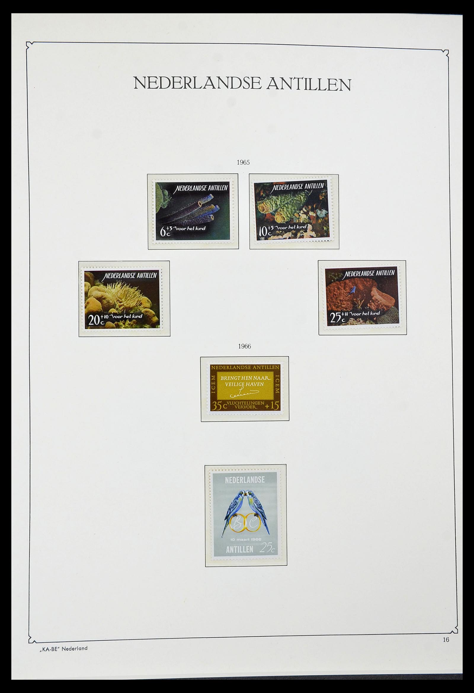 34593 016 - Postzegelverzameling 34593 Nederlandse Antillen 1949-2007.