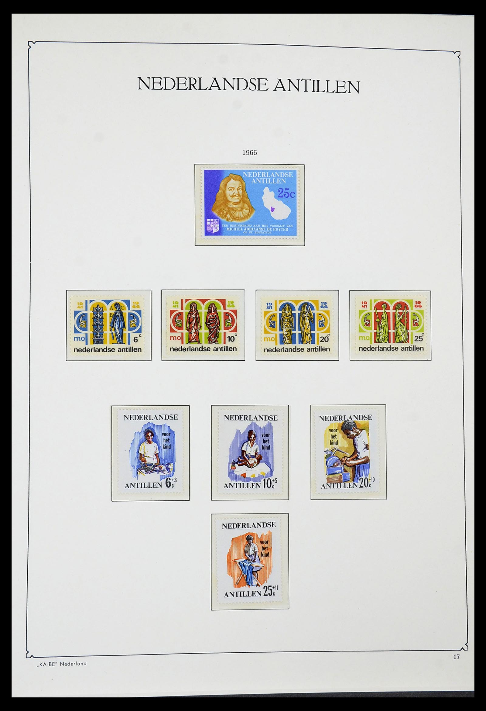 34593 017 - Postzegelverzameling 34593 Nederlandse Antillen 1949-2007.