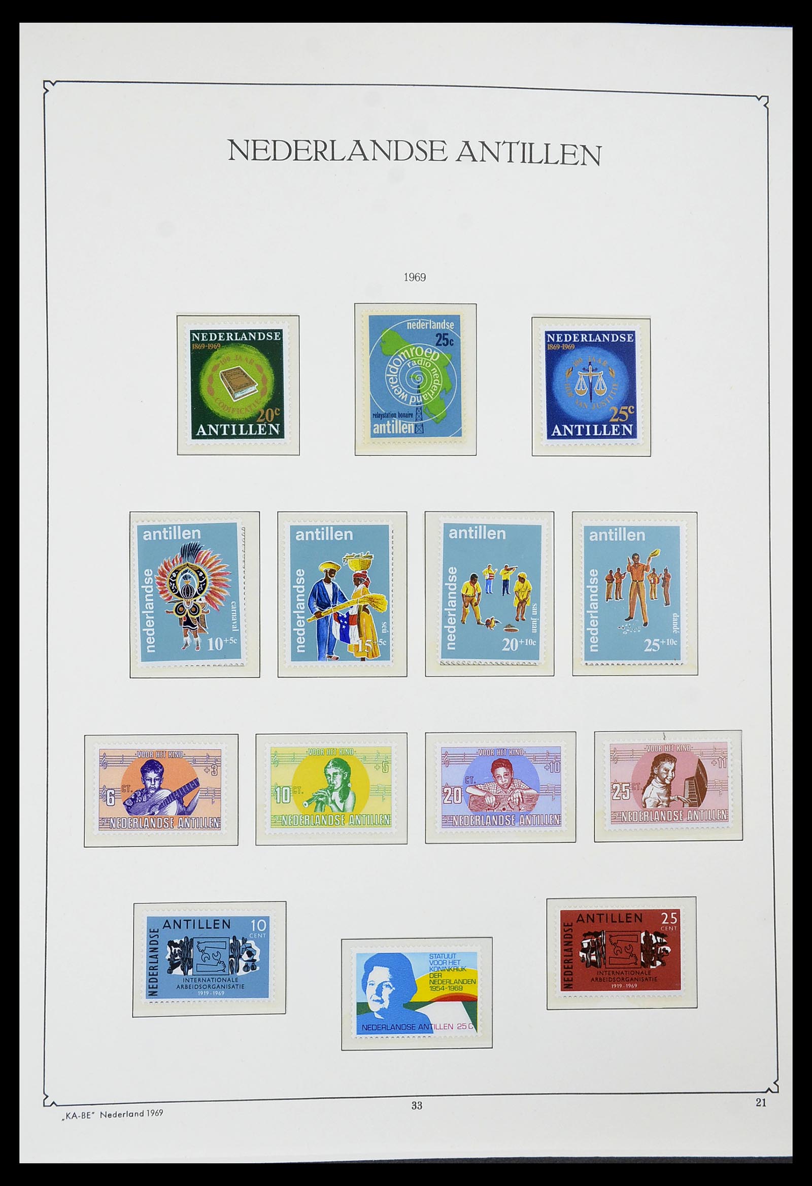 34593 021 - Stamp Collection 34593 Netherlands Antilles 1949-2007.