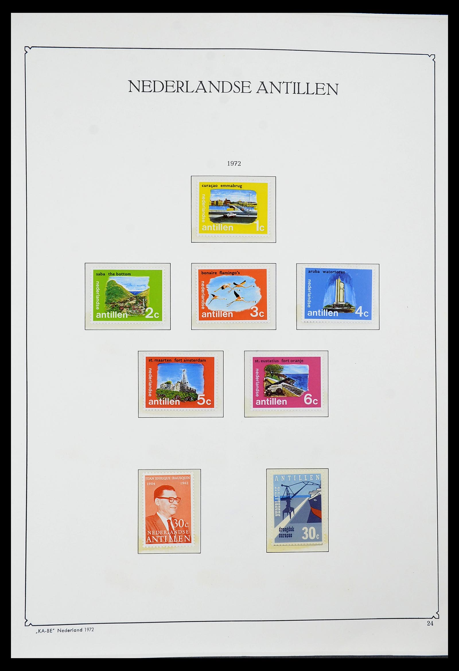 34593 024 - Postzegelverzameling 34593 Nederlandse Antillen 1949-2007.