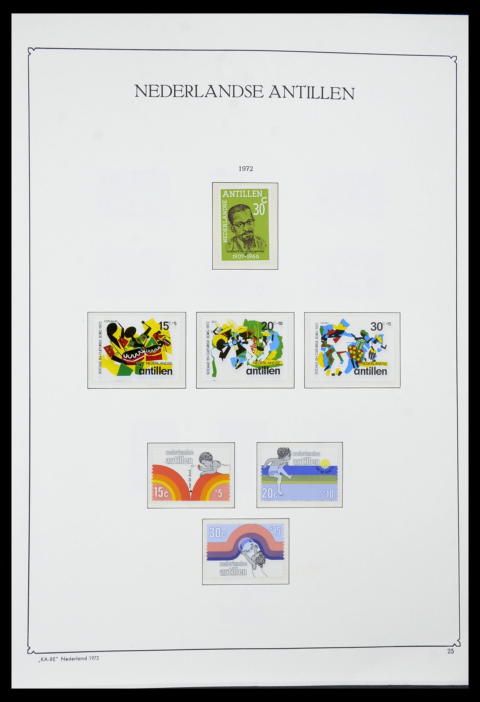 34593 025 - Postzegelverzameling 34593 Nederlandse Antillen 1949-2007.