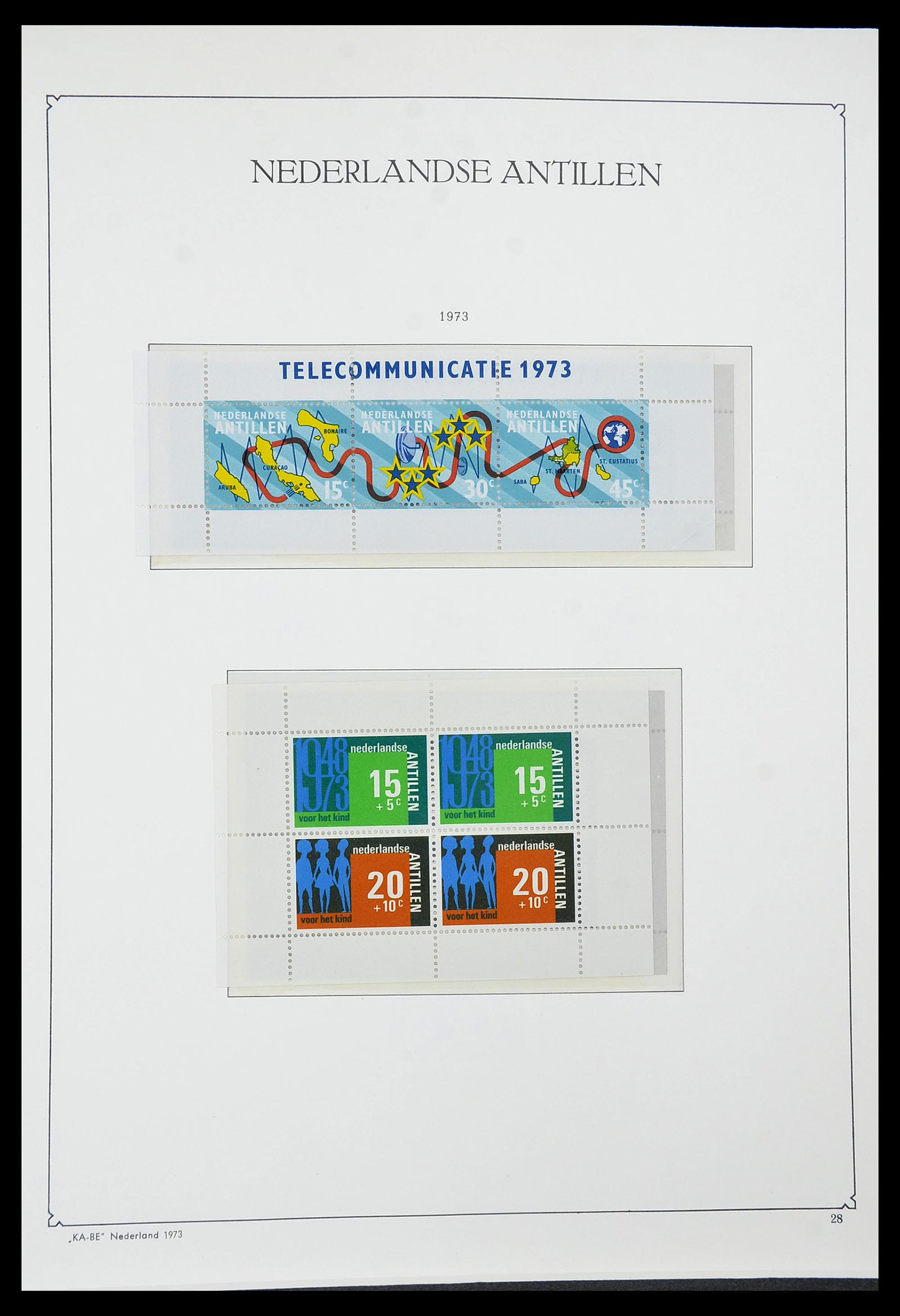 34593 028 - Postzegelverzameling 34593 Nederlandse Antillen 1949-2007.