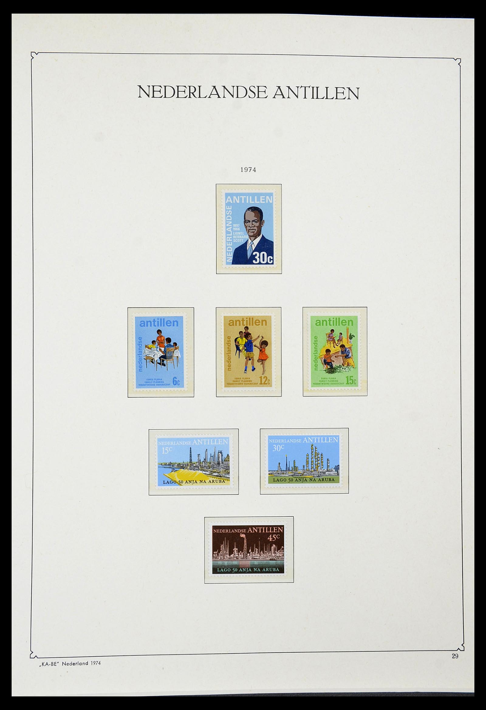 34593 029 - Postzegelverzameling 34593 Nederlandse Antillen 1949-2007.