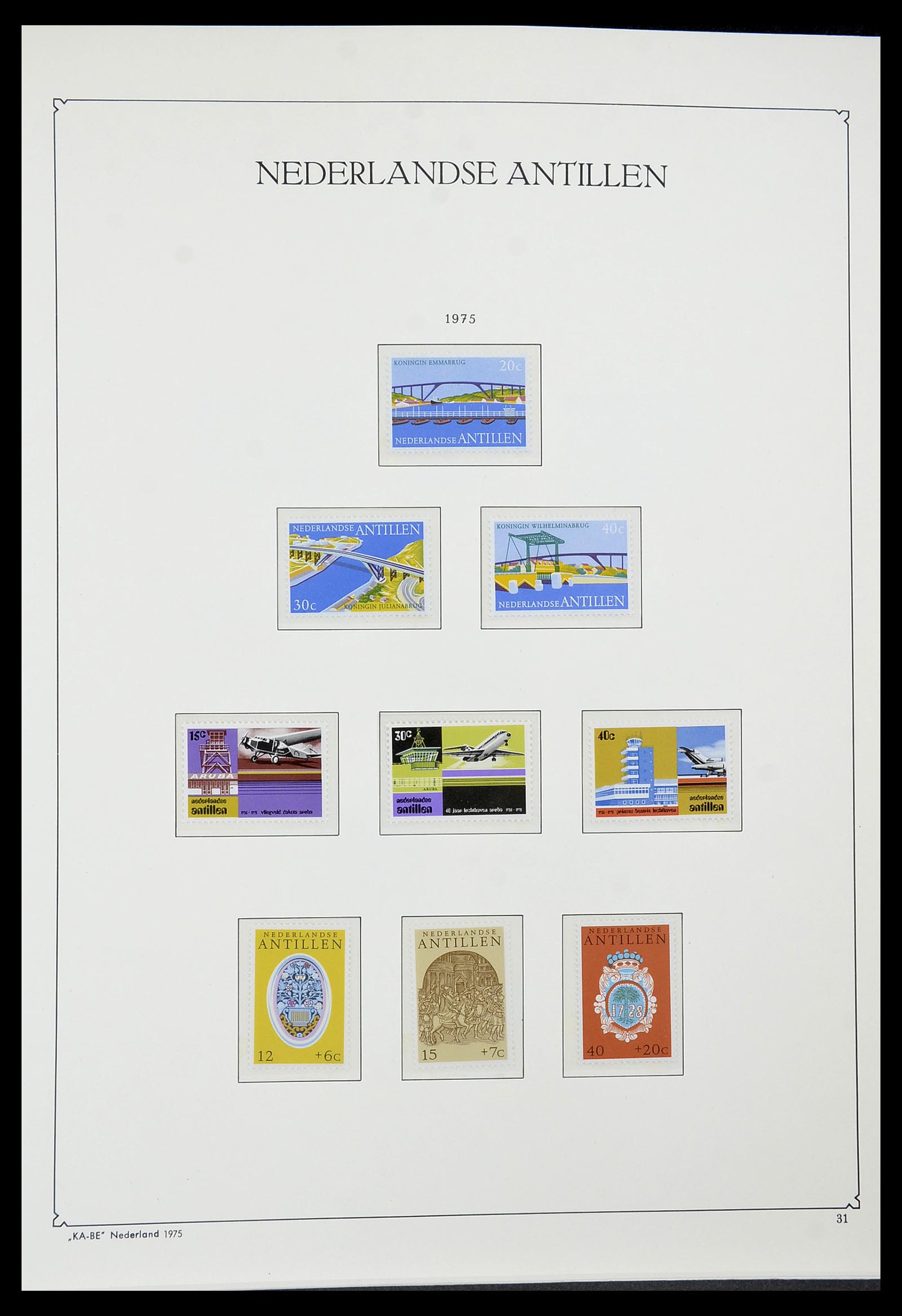 34593 031 - Postzegelverzameling 34593 Nederlandse Antillen 1949-2007.