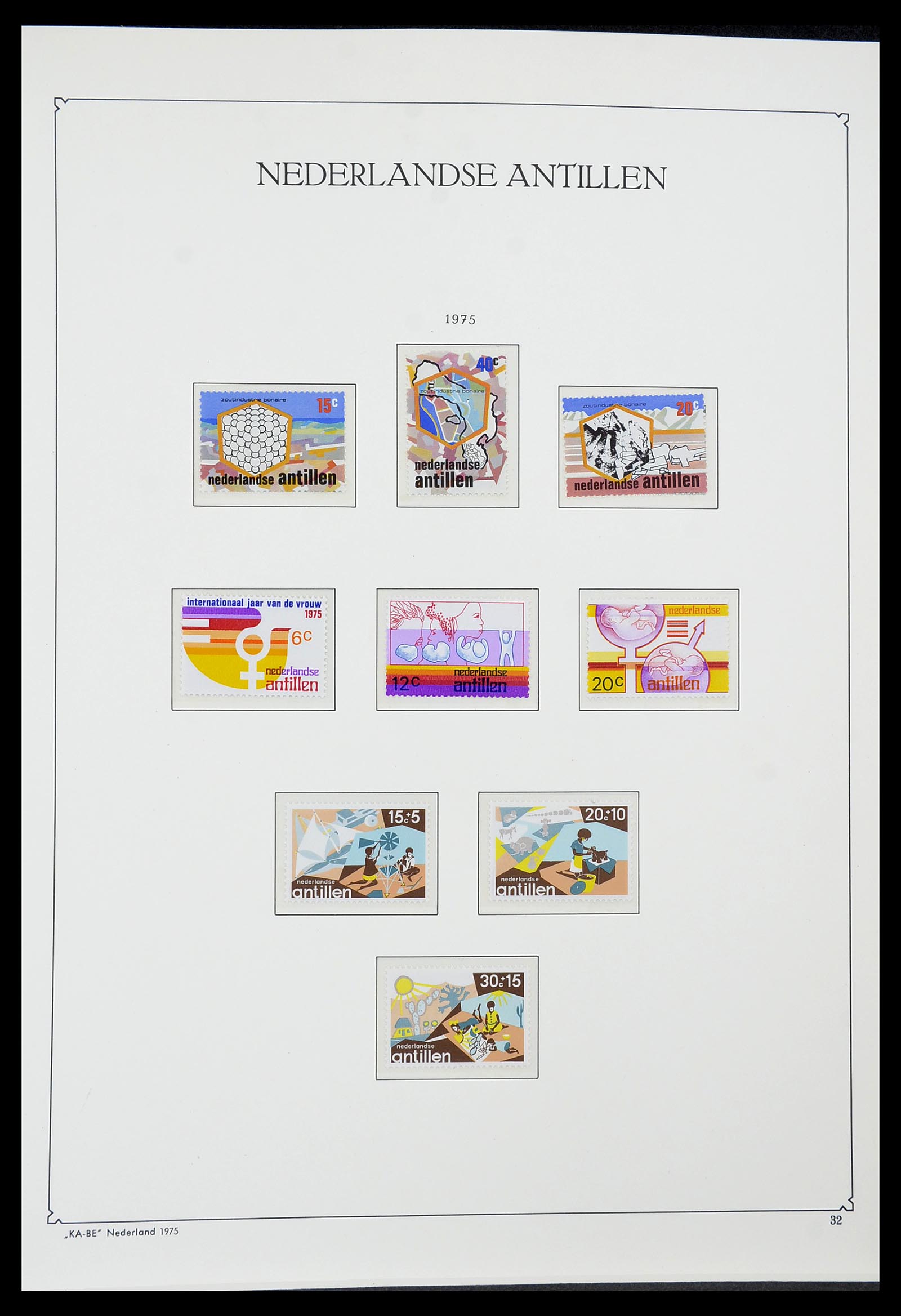 34593 032 - Postzegelverzameling 34593 Nederlandse Antillen 1949-2007.
