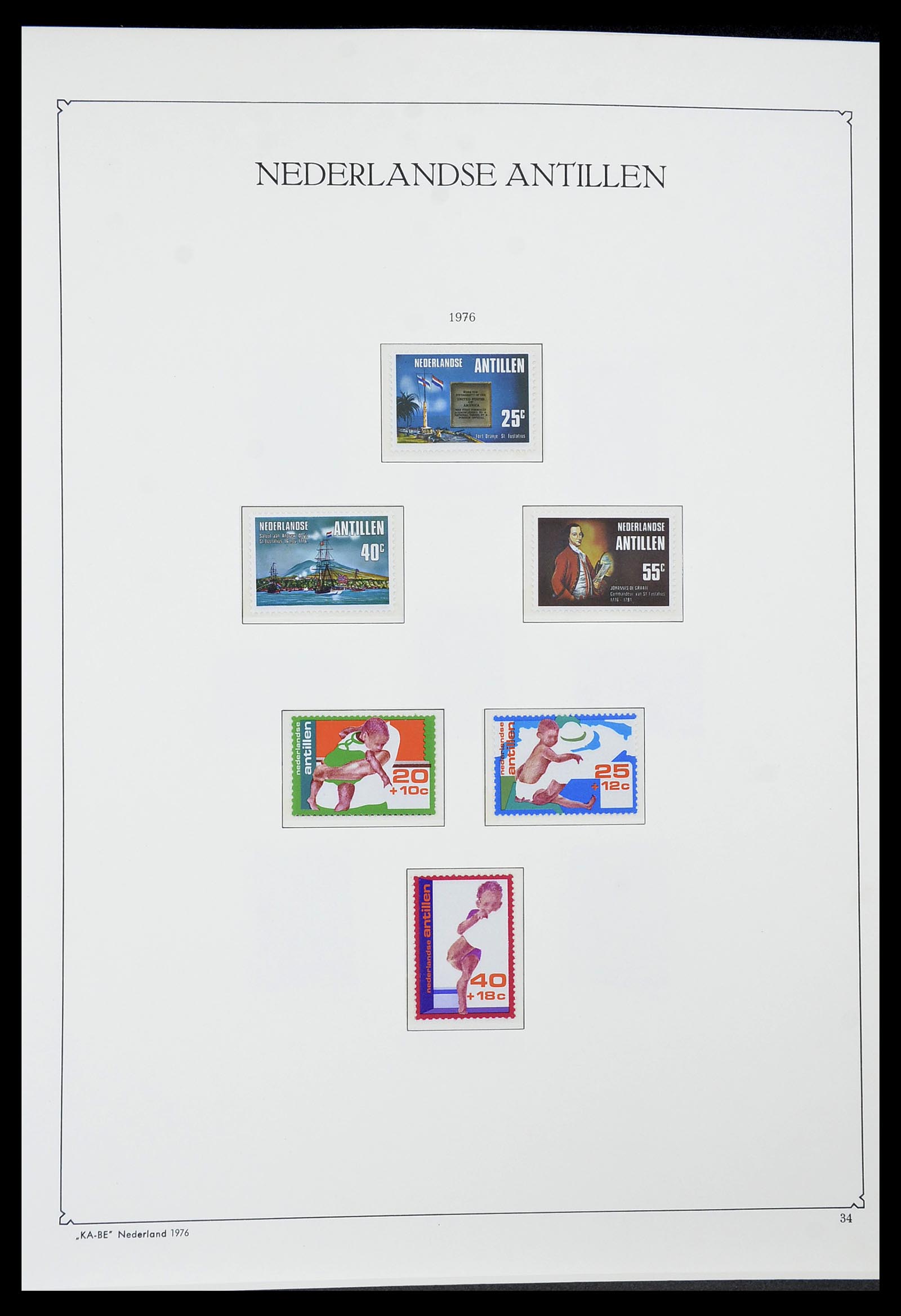 34593 034 - Postzegelverzameling 34593 Nederlandse Antillen 1949-2007.