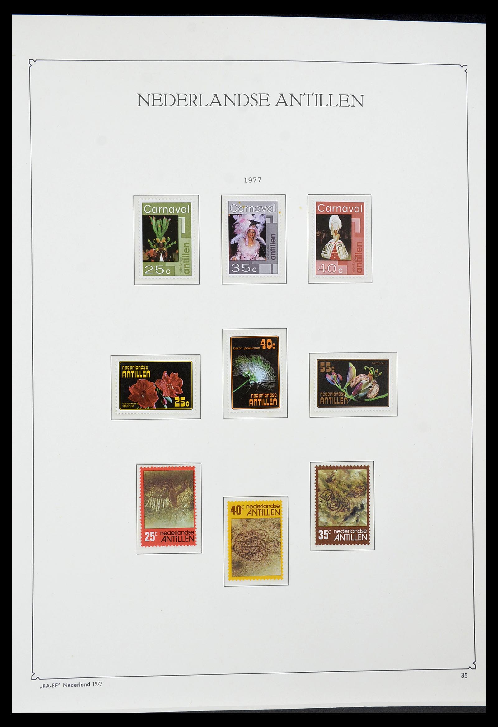 34593 035 - Postzegelverzameling 34593 Nederlandse Antillen 1949-2007.