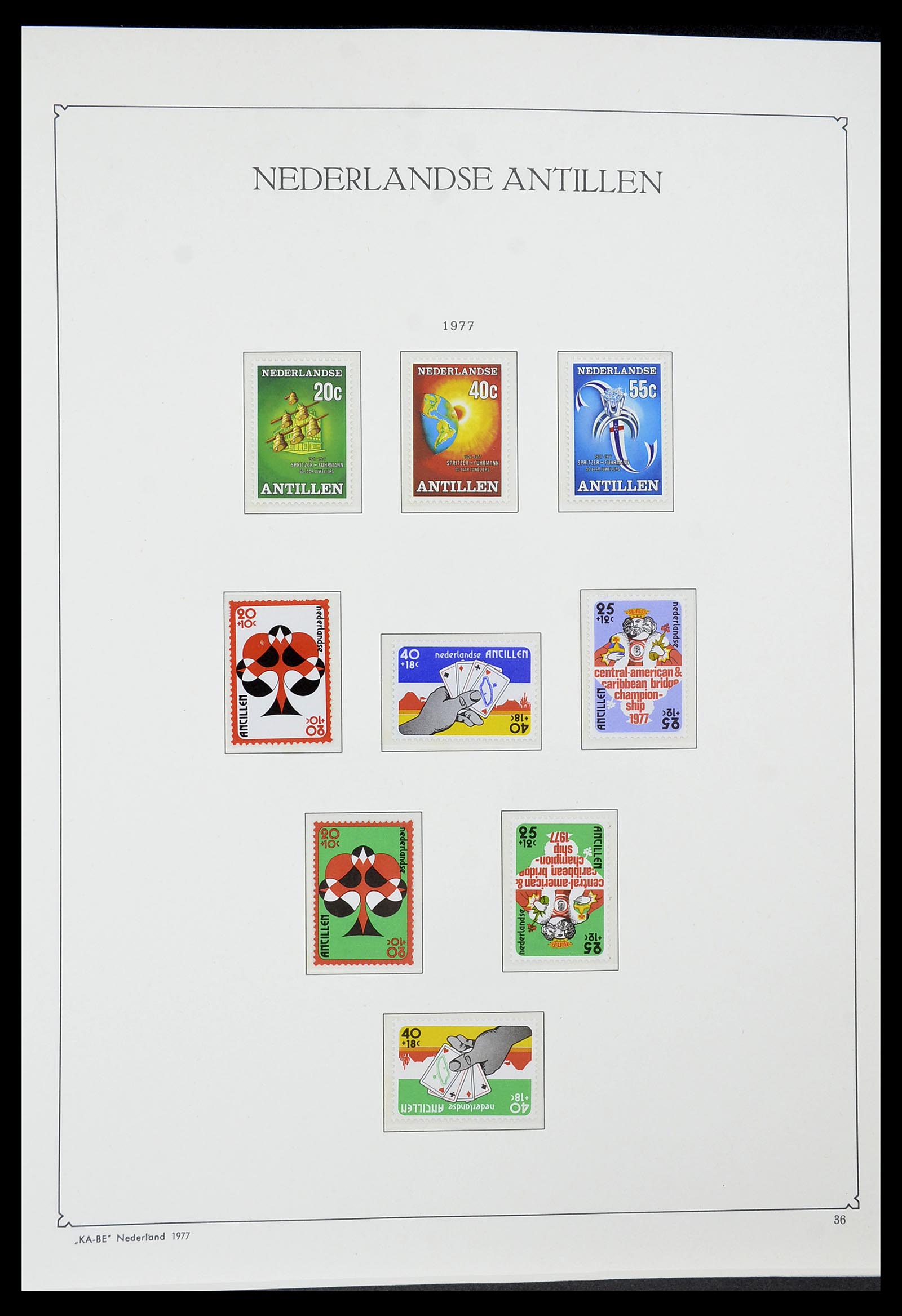 34593 036 - Postzegelverzameling 34593 Nederlandse Antillen 1949-2007.