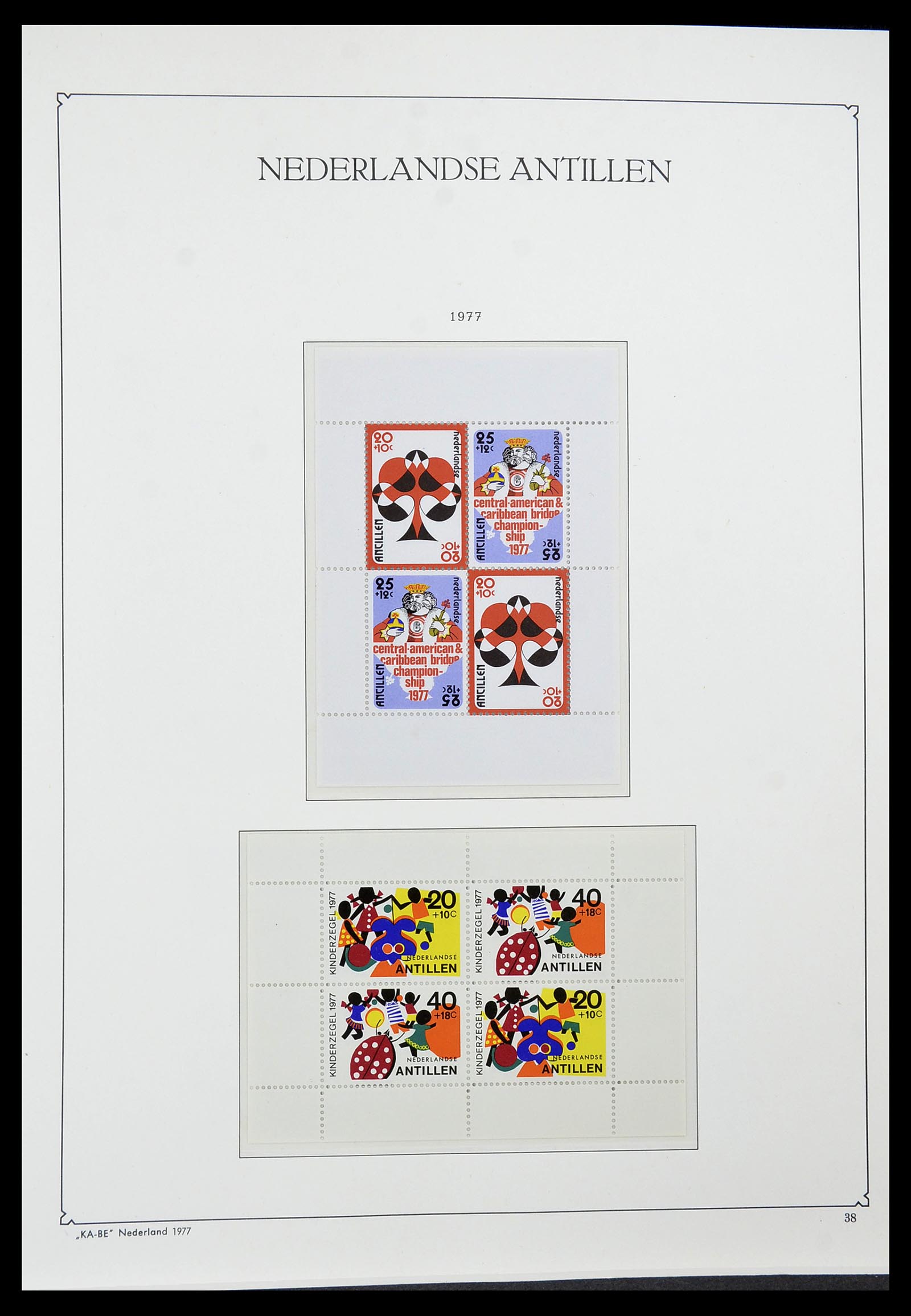 34593 038 - Postzegelverzameling 34593 Nederlandse Antillen 1949-2007.