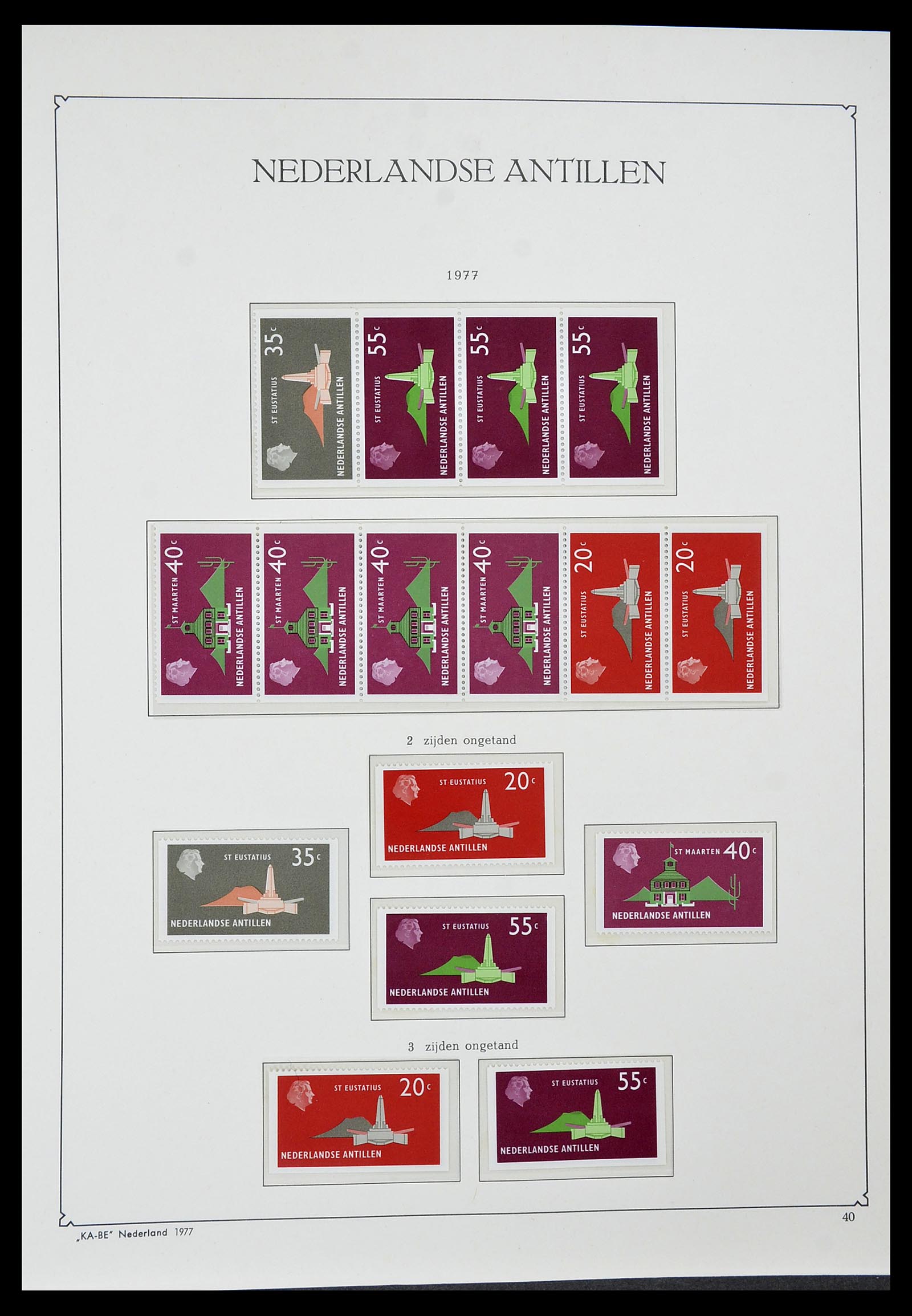 34593 040 - Postzegelverzameling 34593 Nederlandse Antillen 1949-2007.