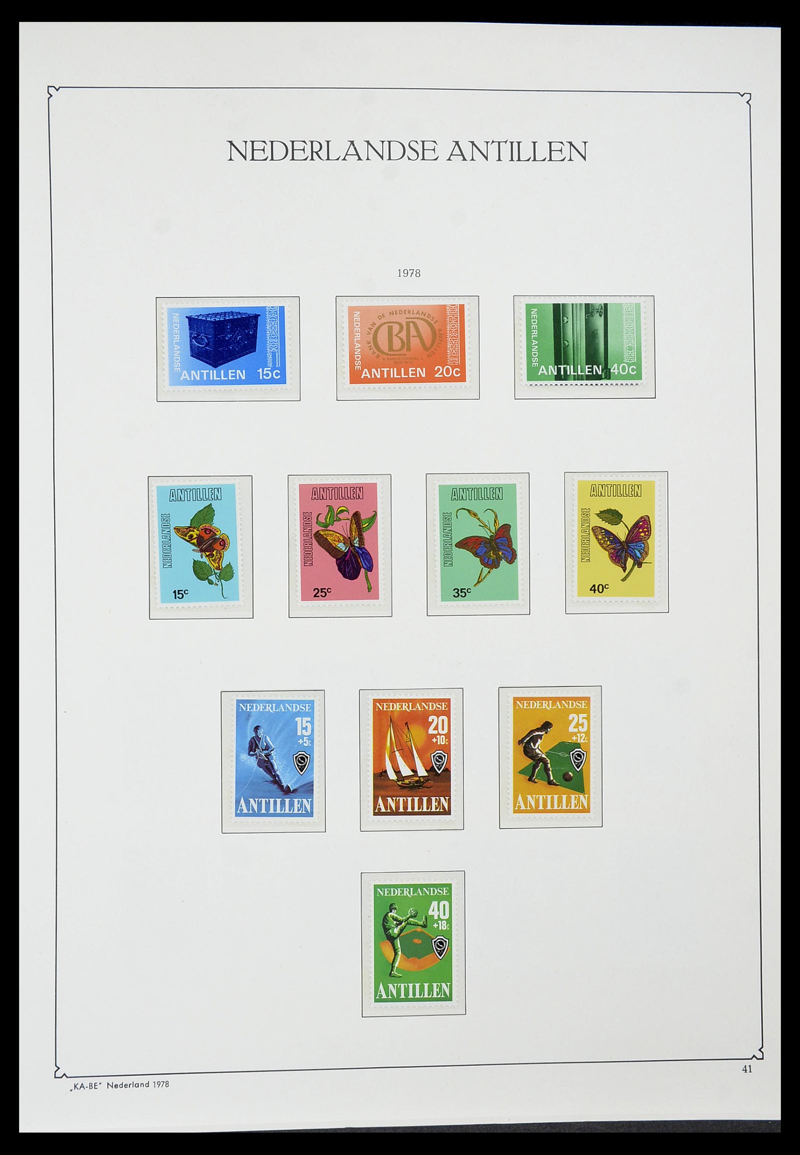34593 041 - Postzegelverzameling 34593 Nederlandse Antillen 1949-2007.