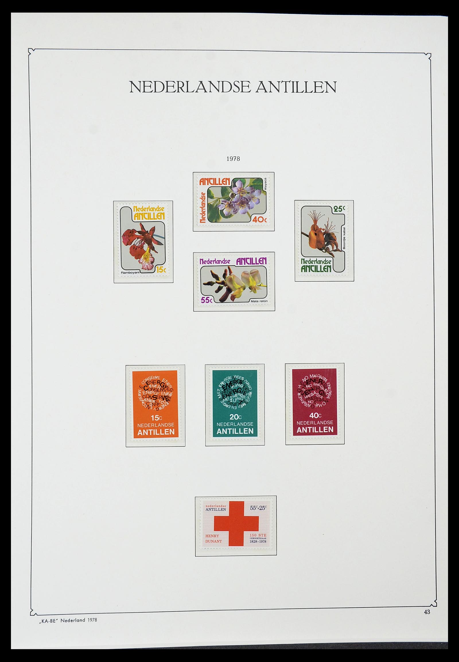 34593 043 - Postzegelverzameling 34593 Nederlandse Antillen 1949-2007.