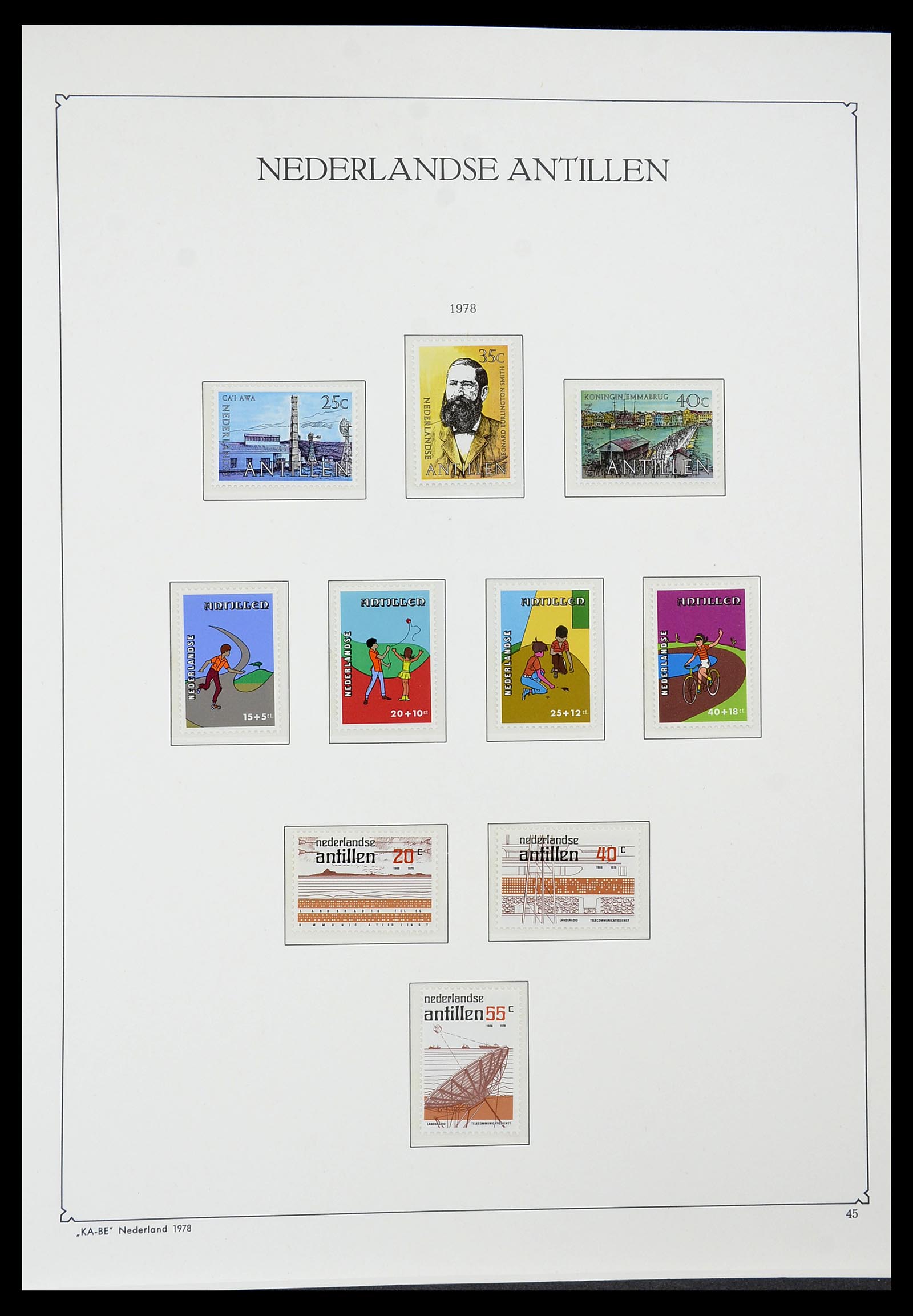 34593 045 - Stamp Collection 34593 Netherlands Antilles 1949-2007.
