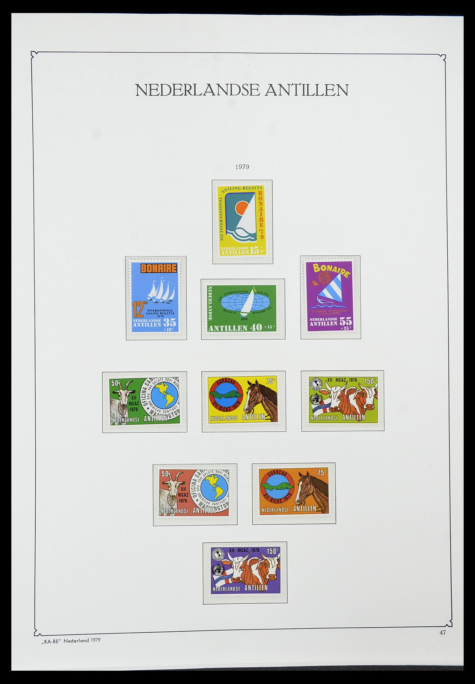 34593 047 - Stamp Collection 34593 Netherlands Antilles 1949-2007.