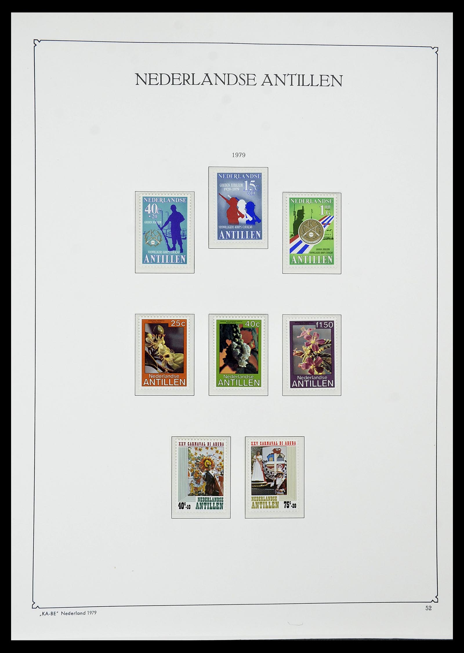 34593 052 - Postzegelverzameling 34593 Nederlandse Antillen 1949-2007.